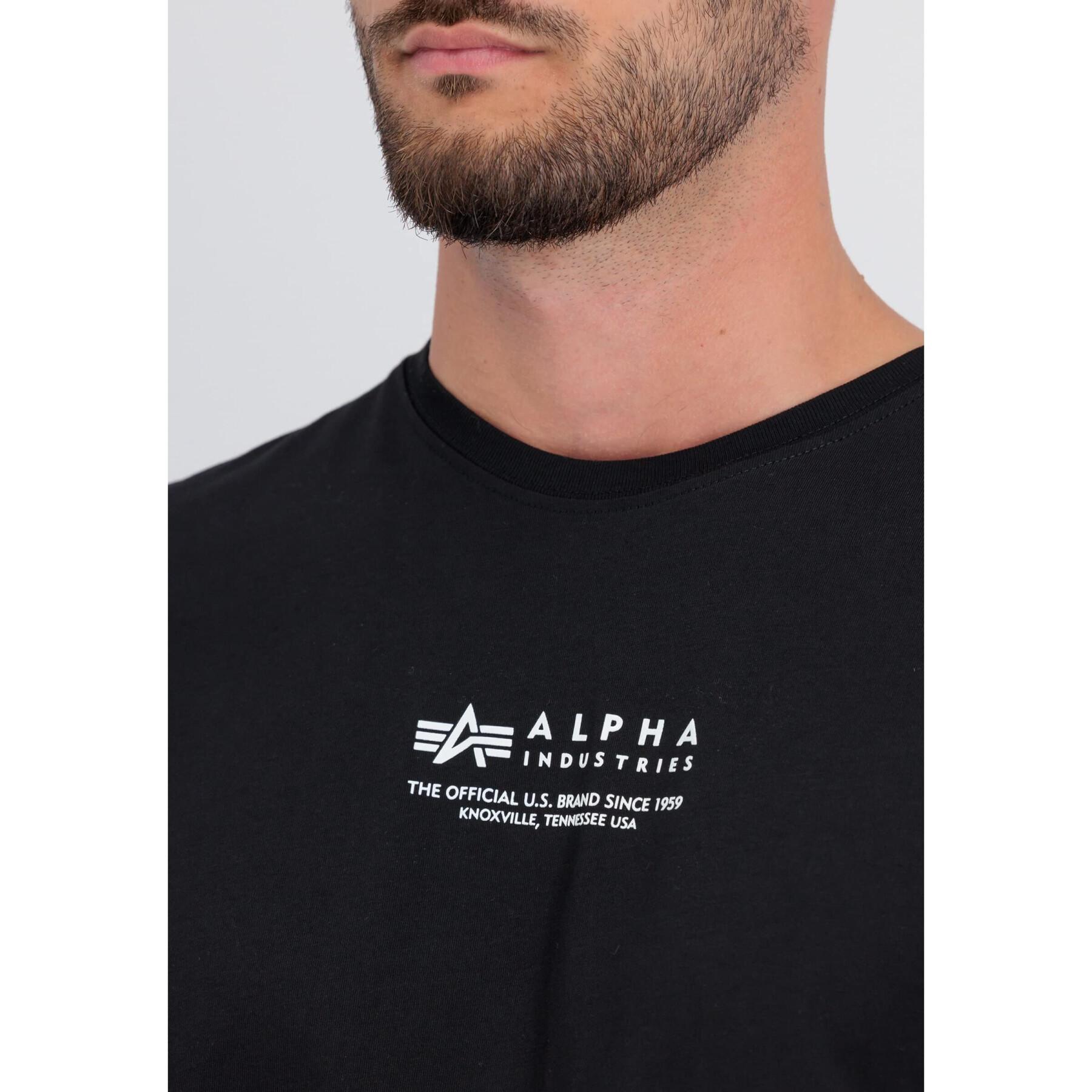 T-shirt Alpha Industries Wording