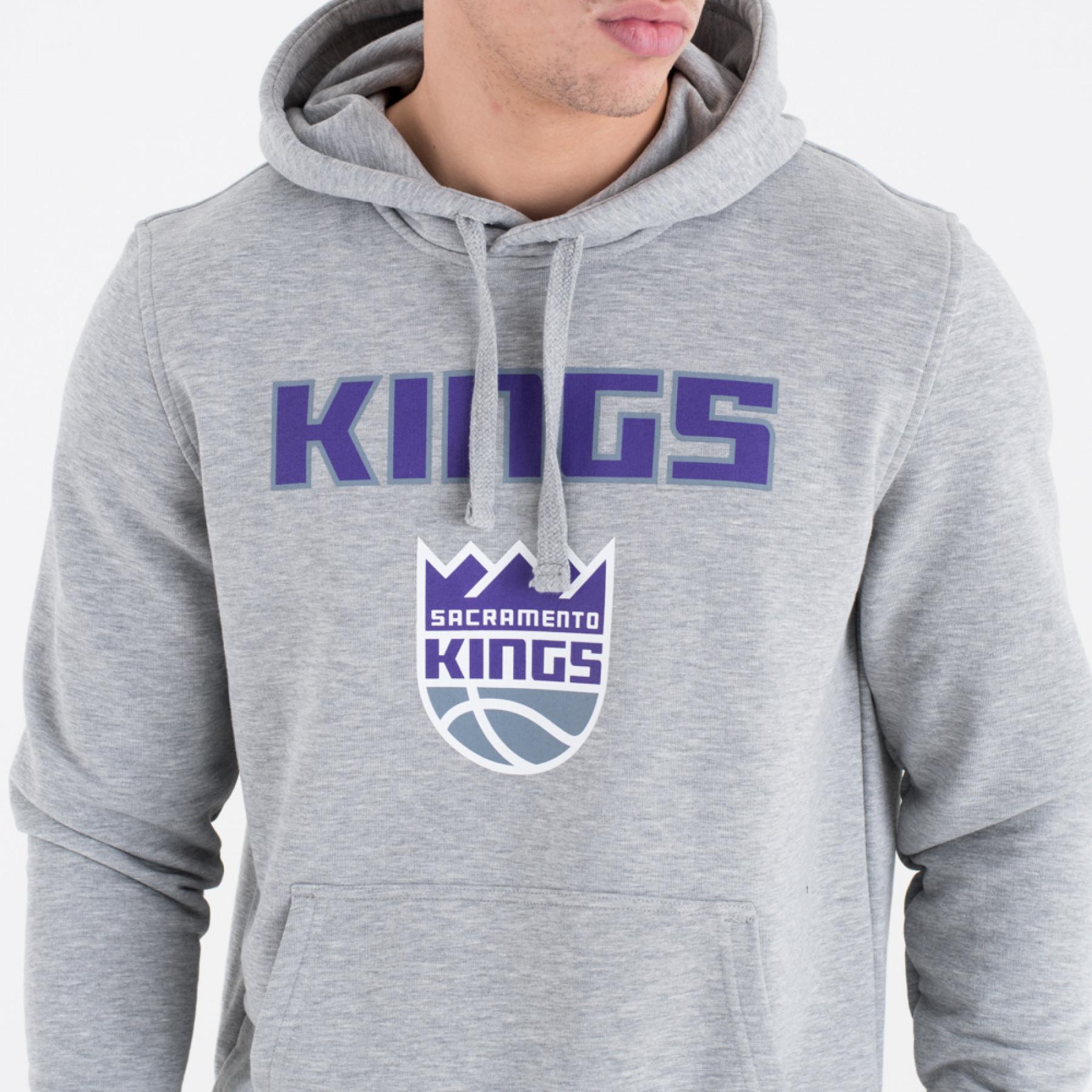 Sweat   capuche New Era  avec logo de l’équipe Sacramento Kings