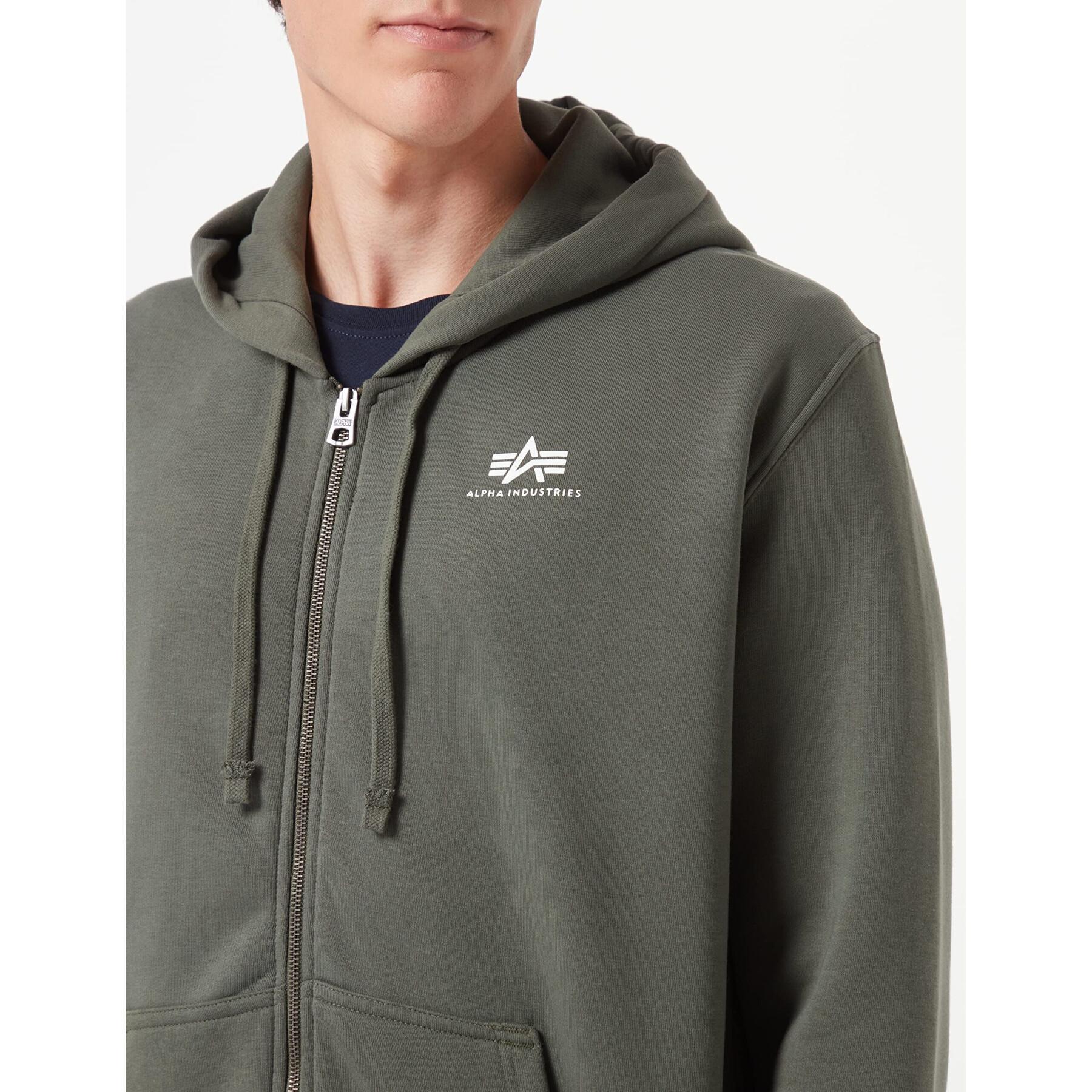 Hooded sweatshirt Alpha Industries Basic Zip
