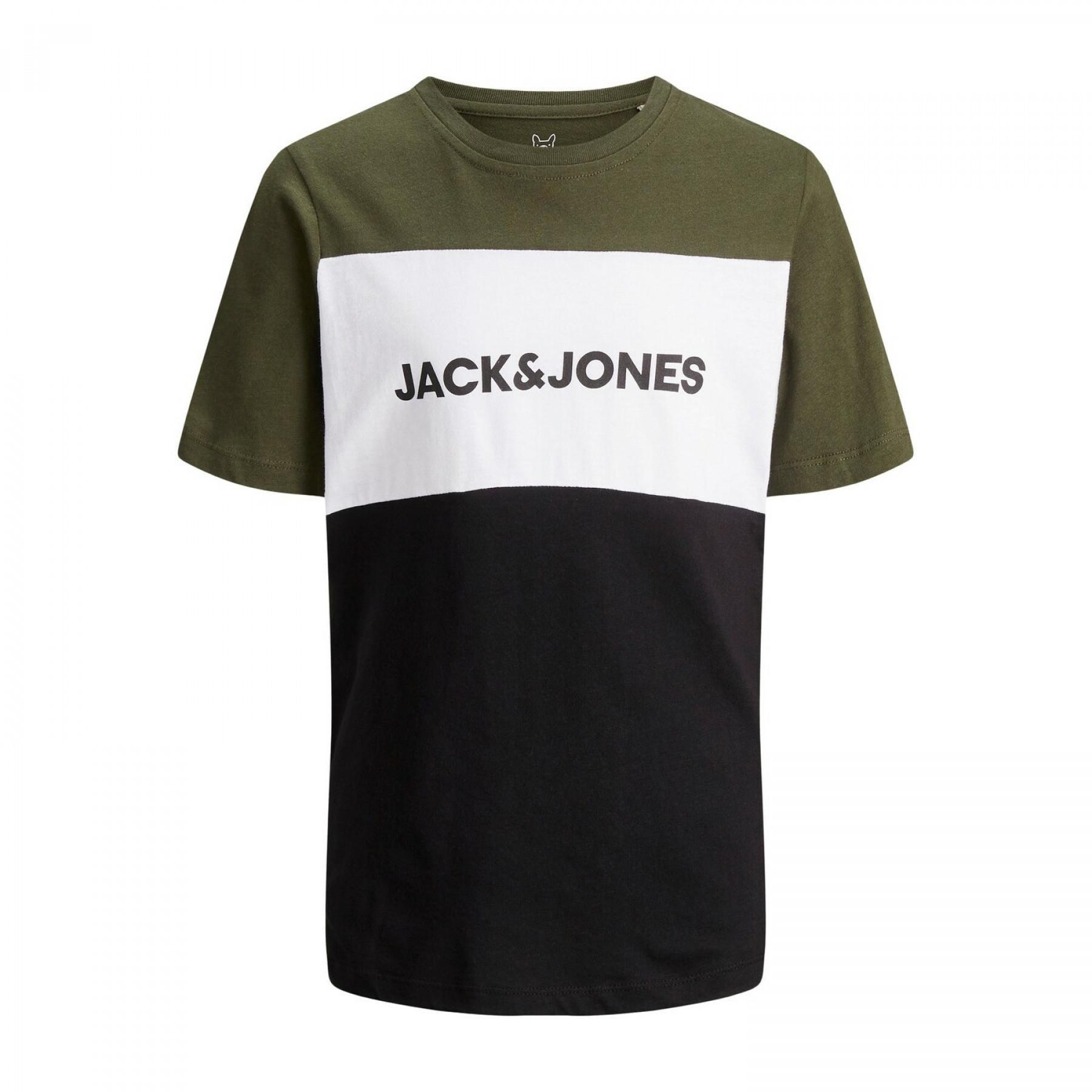 Kinder-T-shirt Jack & Jones Logo Blocking
