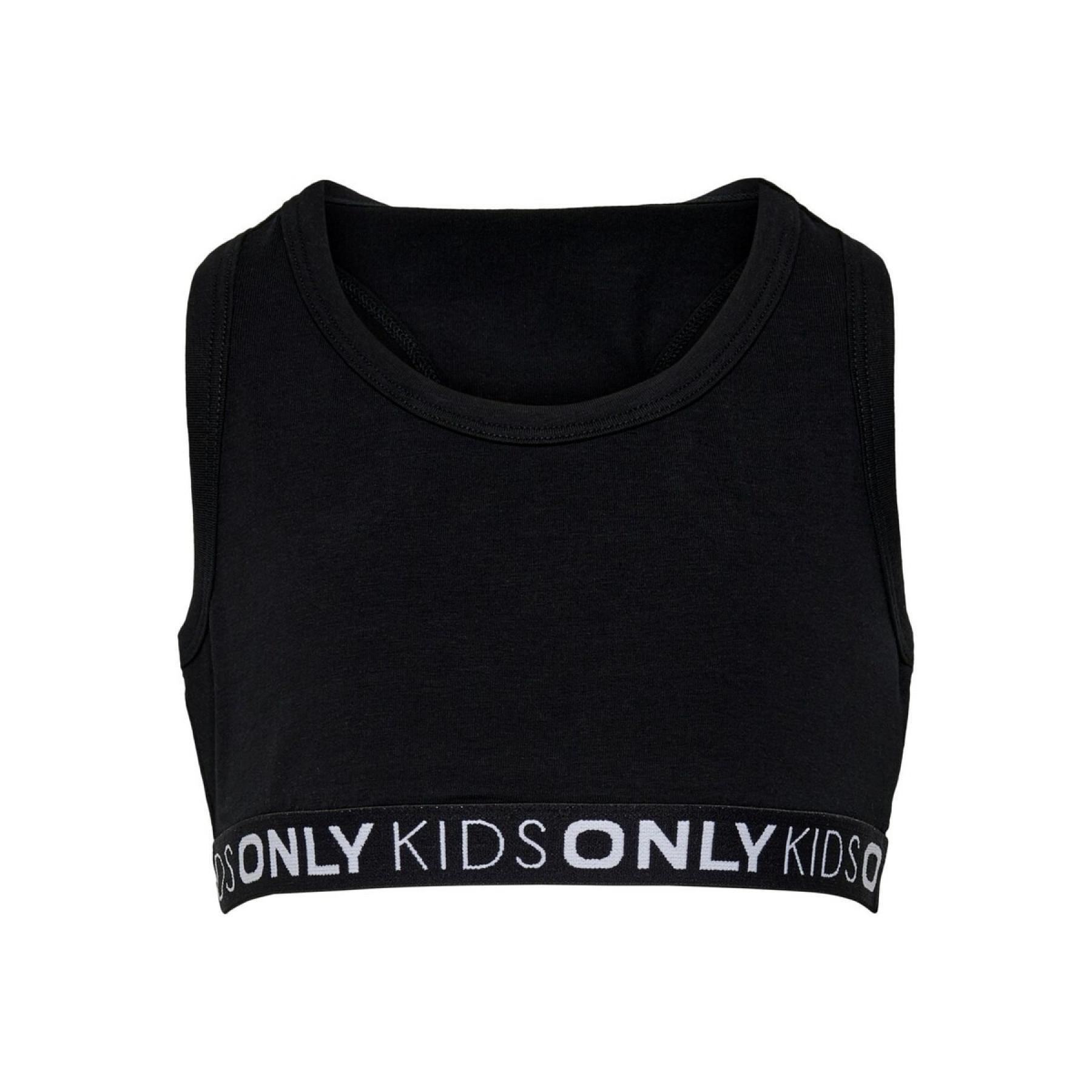 Set van 2 t-shirts voor meisjes Only kids Love life sport
