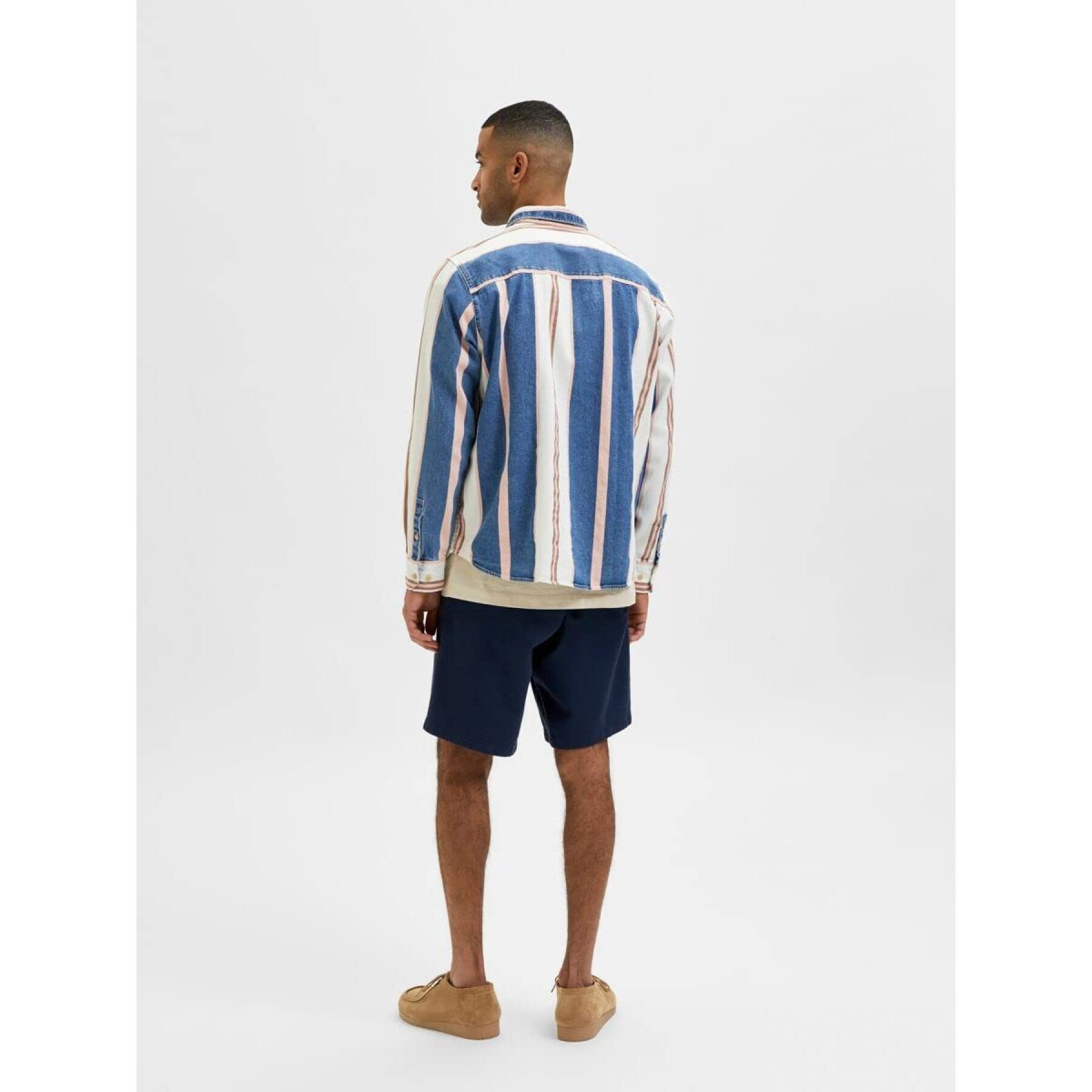 Overhemd Selected Slhbrad Stripe Loose