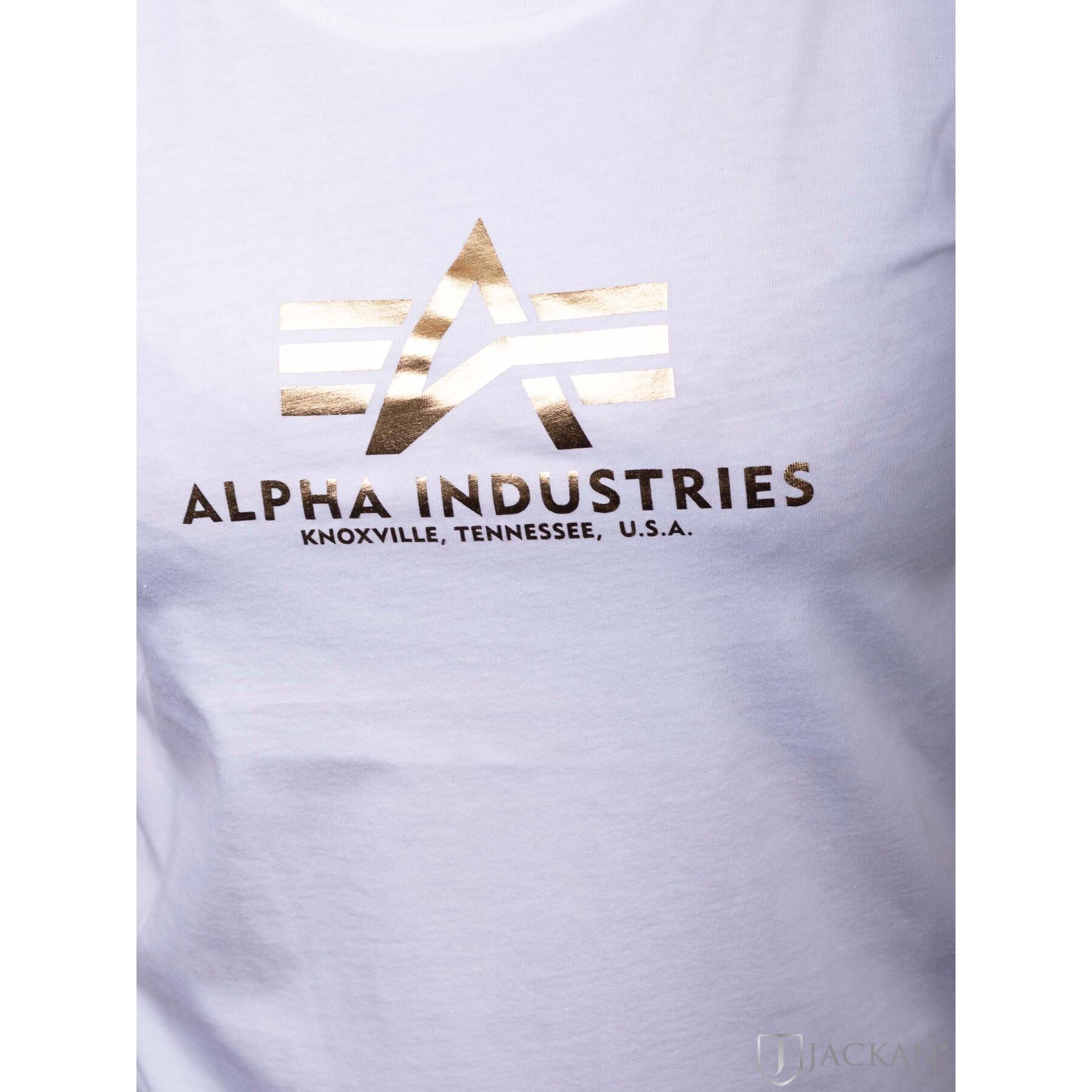 Dames-T-shirt Alpha Industries New Basic Foil Print