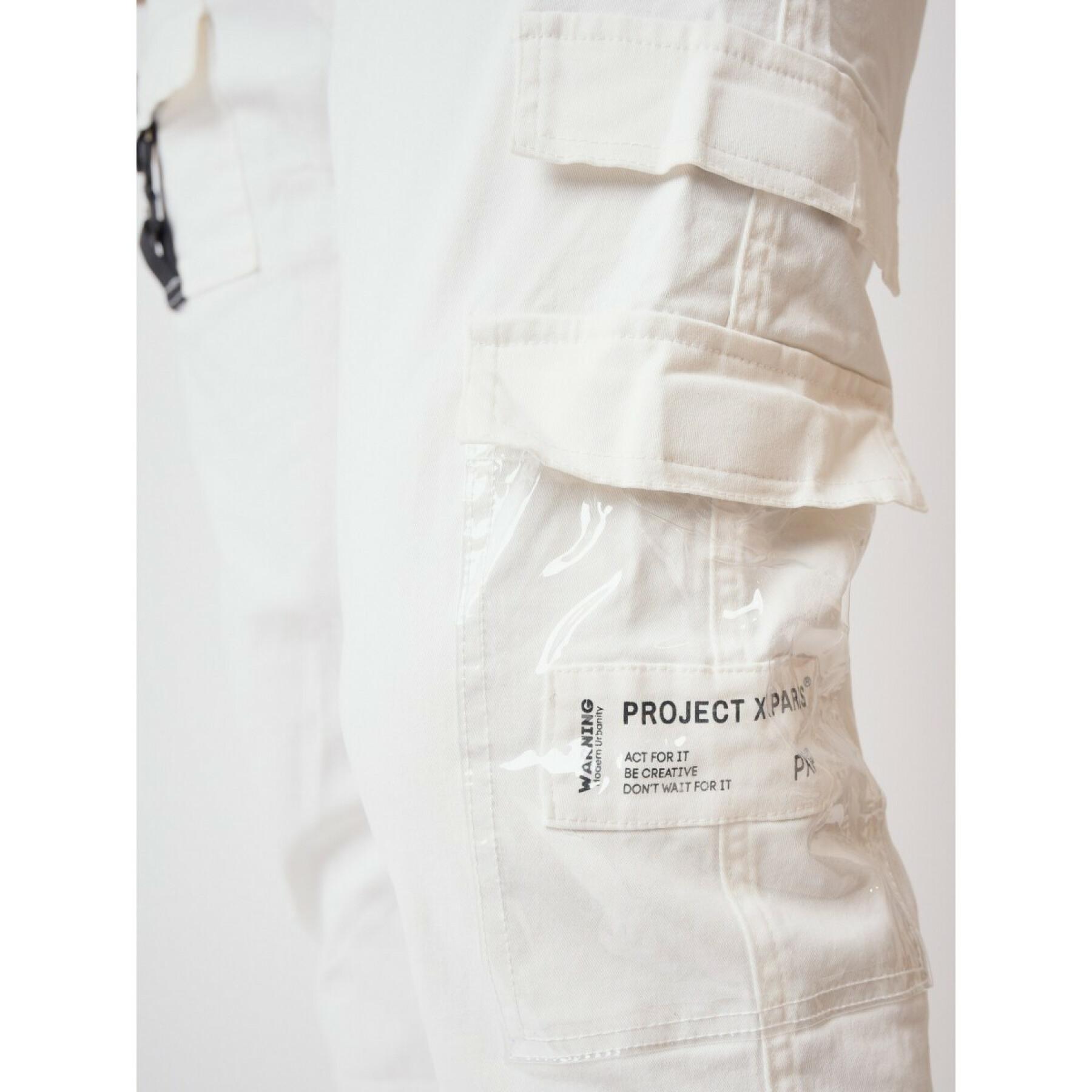 Cargo broek met doorzichtige zak Project X Paris
