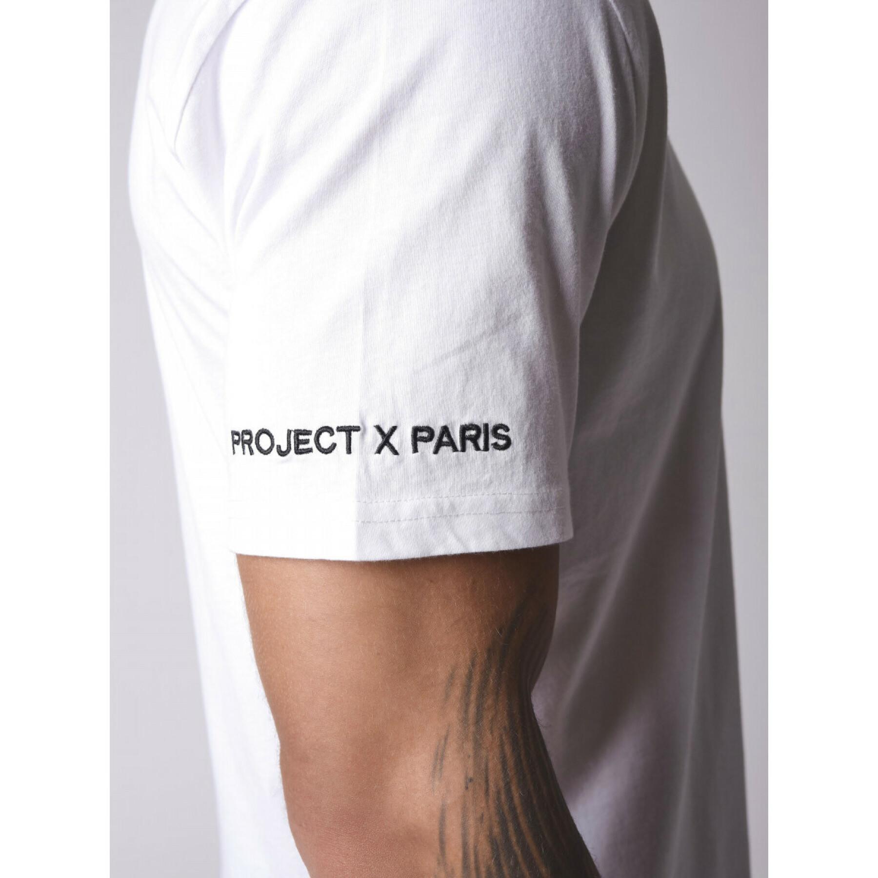 Geborduurd T-shirt met enkele mouw Project X Paris