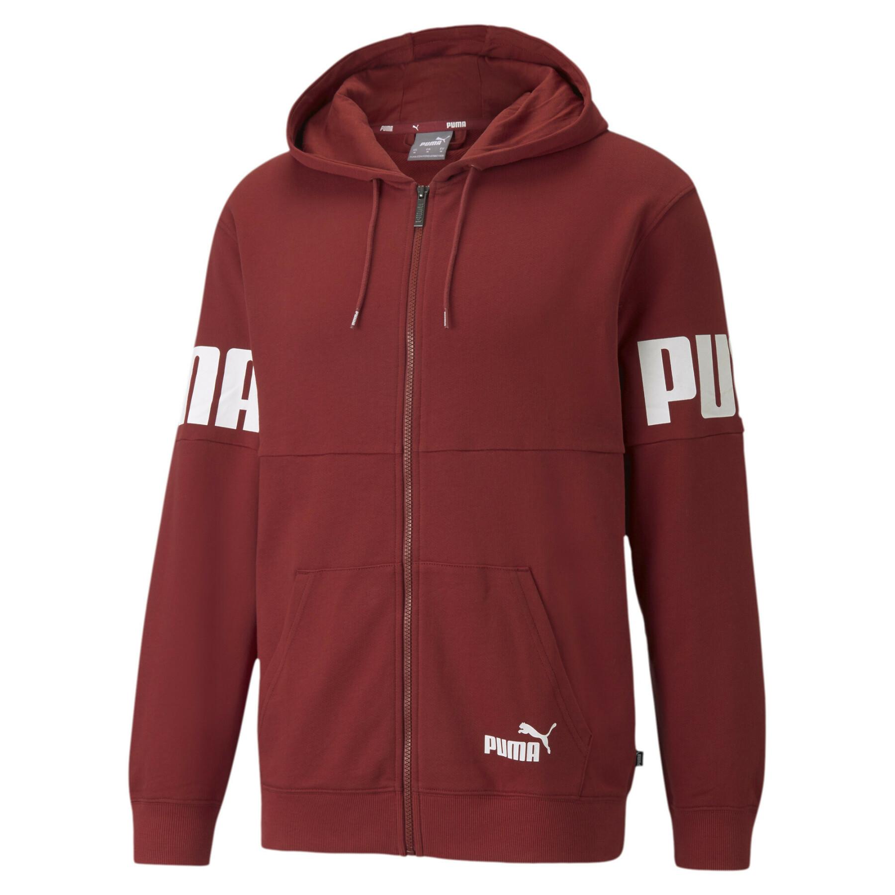 Sweatshirt met volledige rits Puma Power Colorblock