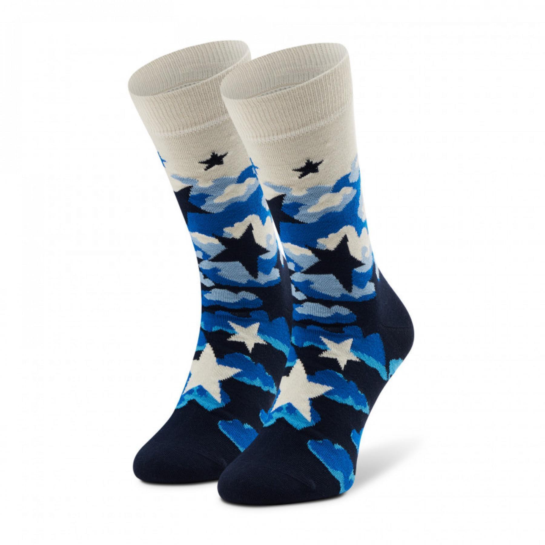Hoge sokken Happy Socks Stars