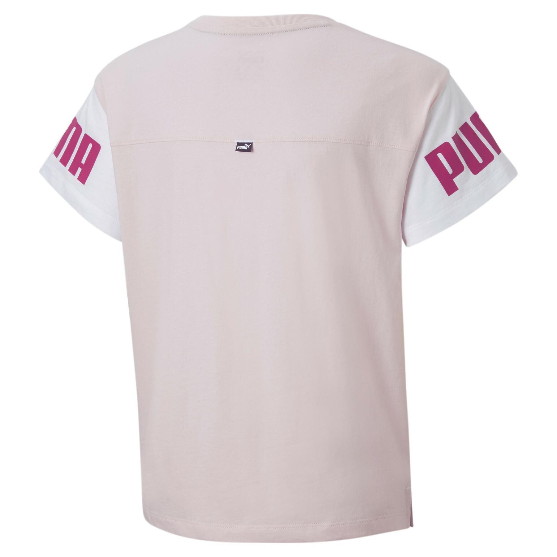 Meisjes-T-shirt Puma Power Colorblock