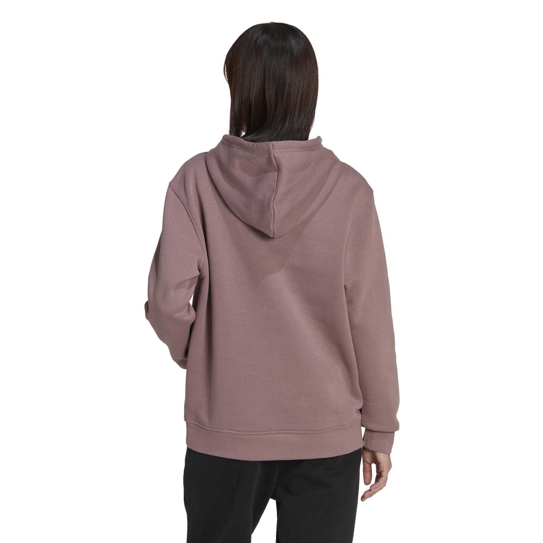 Damesfleece sweatshirt met capuchon adidas Originals Adicolor Essentials