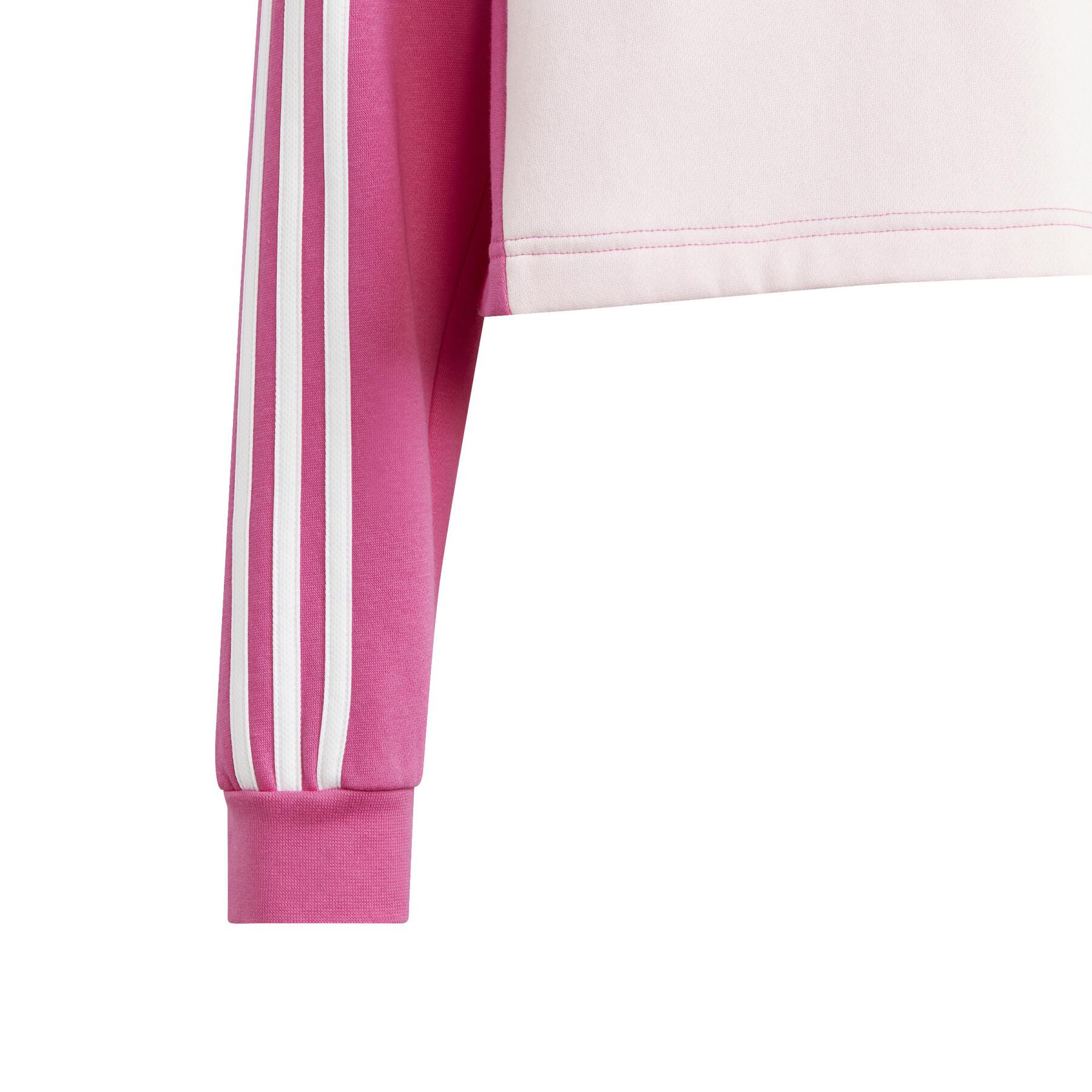 Stel legging et sweatshirt à capuche fille adidas Tiberio 3-Stripes Colorblock