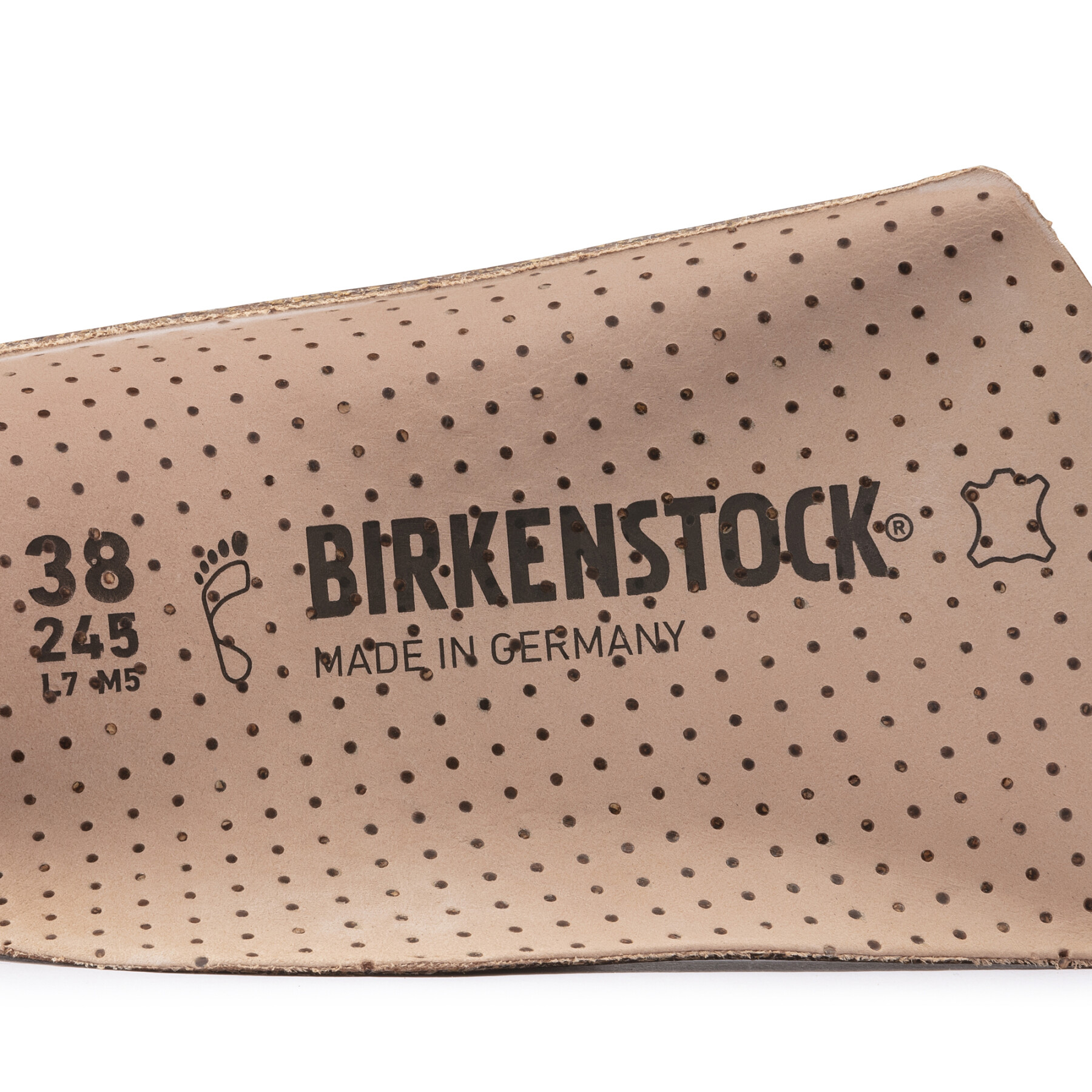 Smalle zolen Birkenstock Birko Balance Natural Leather