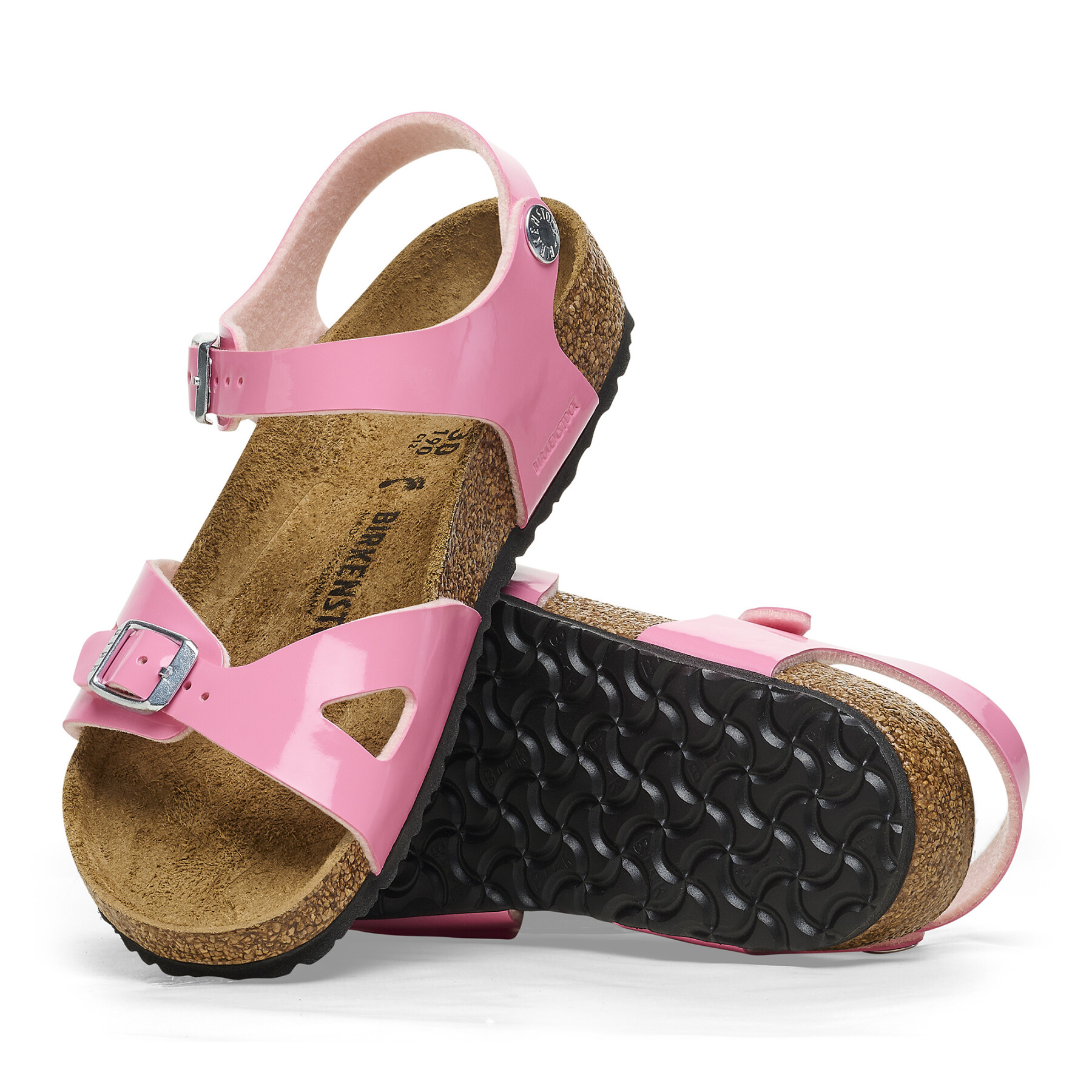 Sandalen voor babymeisjes Birkenstock Rio Birko-Flor Patent