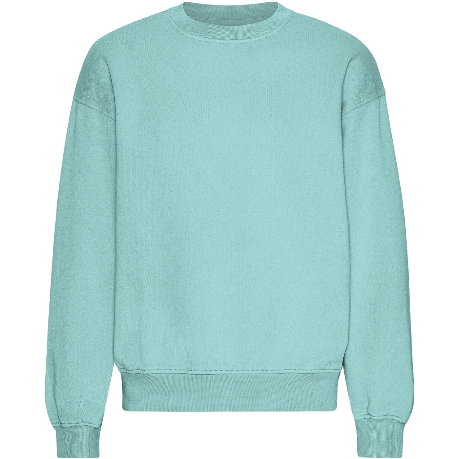Oversized sweatshirt met ronde hals Colorful Standard Organic Teal Blue