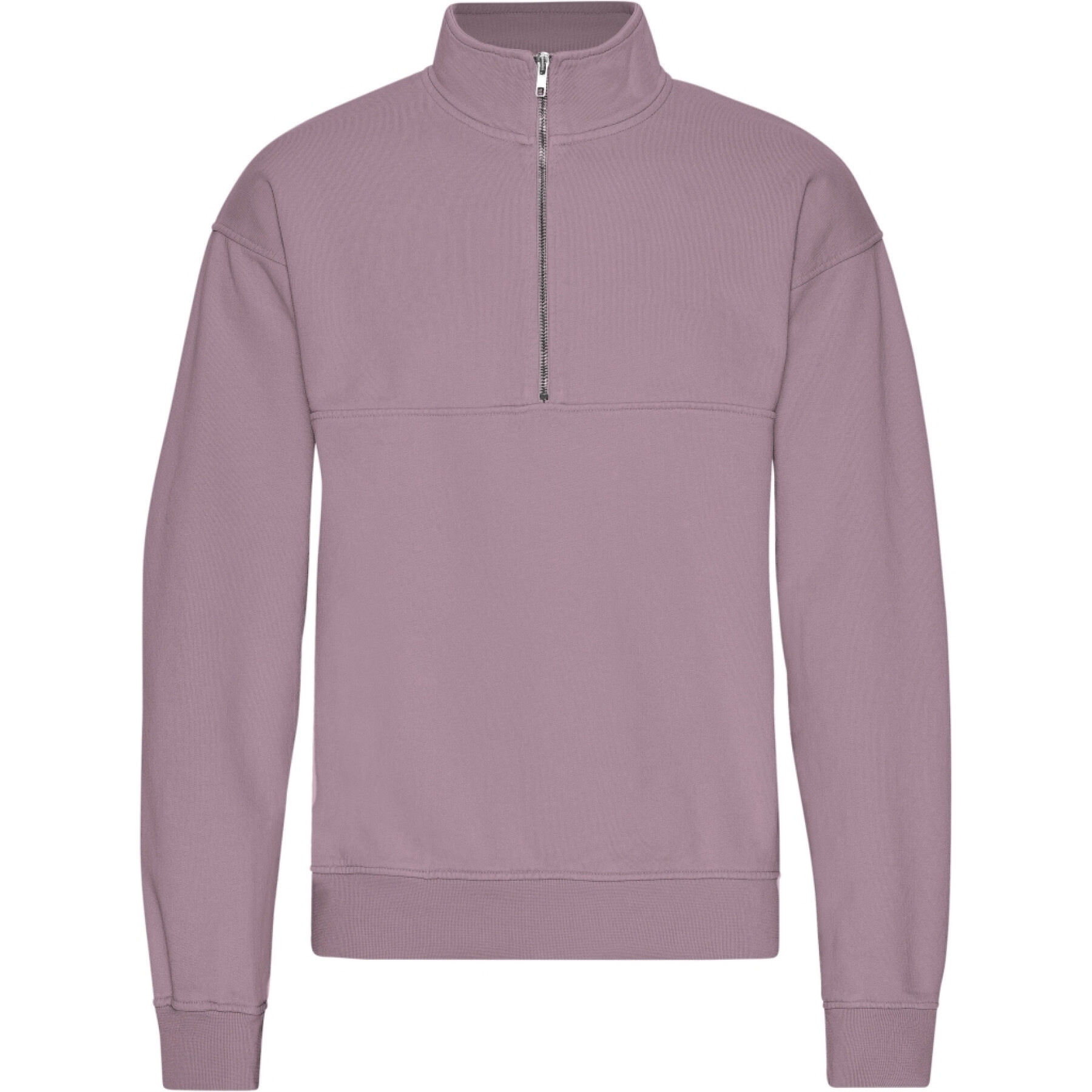 1/4 rits sweater Colorful Standard Organic Pearly Purple