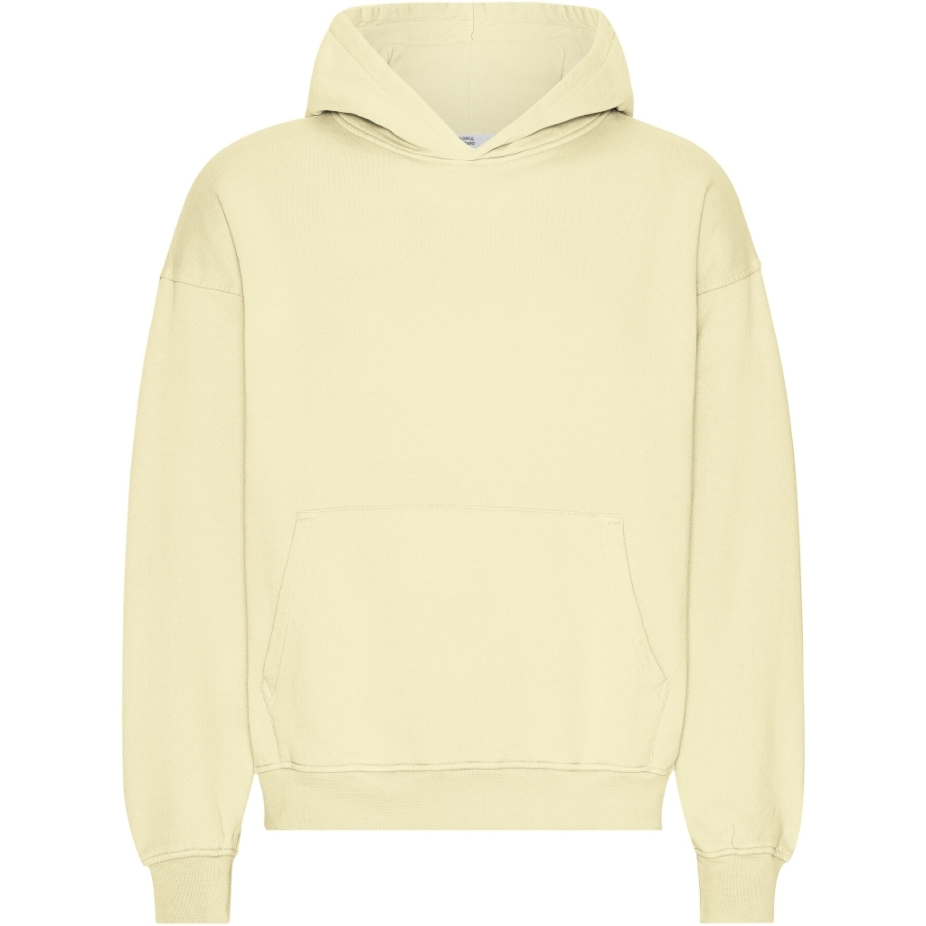 Oversized sweatshirt met capuchon Colorful Standard Organic Soft Yellow