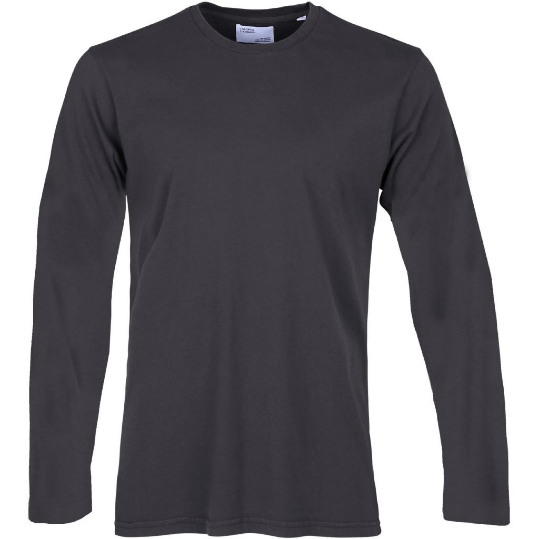 T-shirt met lange mouwen Colorful Standard Classic Organic lava grey