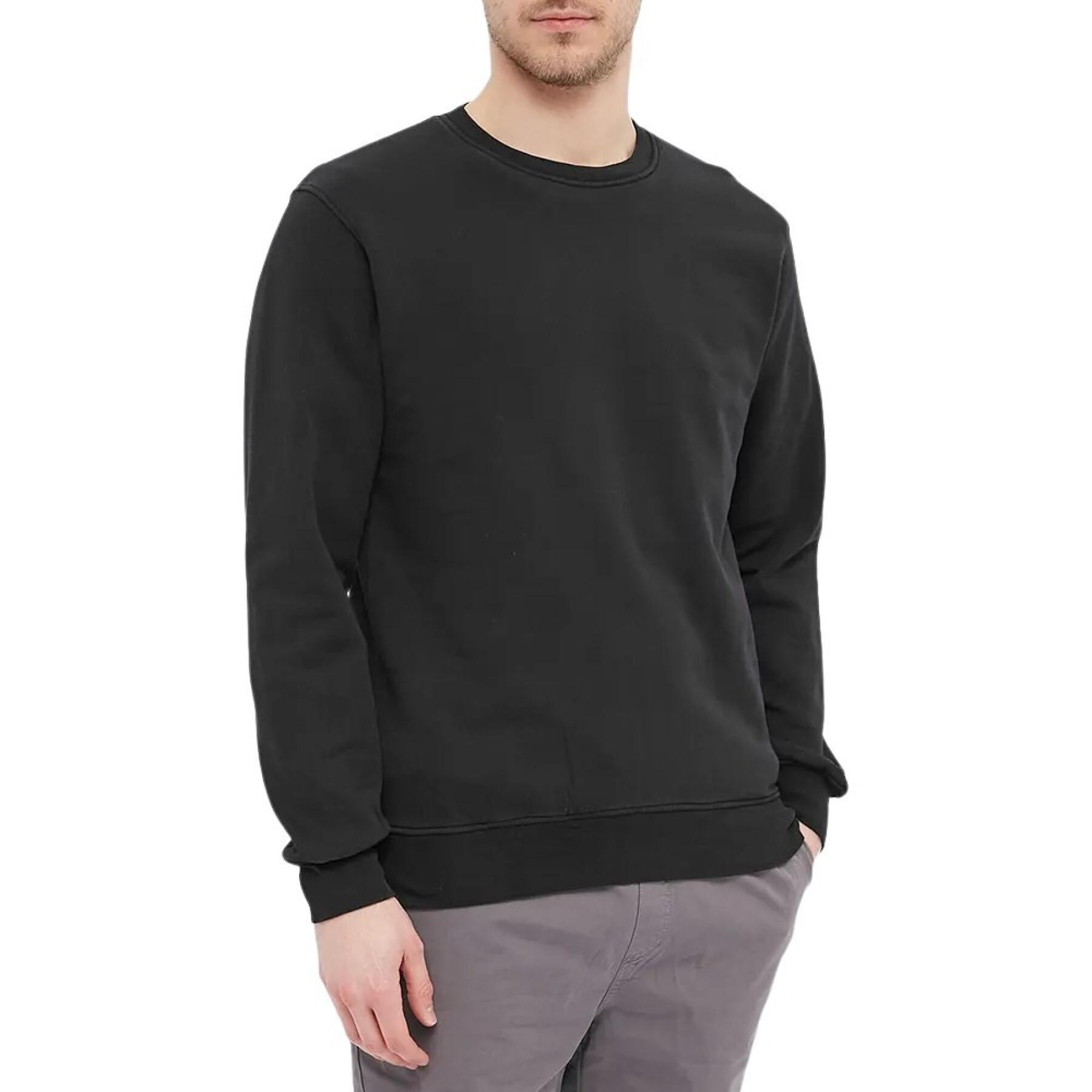 Sweatshirt ronde hals Colorful Standard Classic Organic deep black
