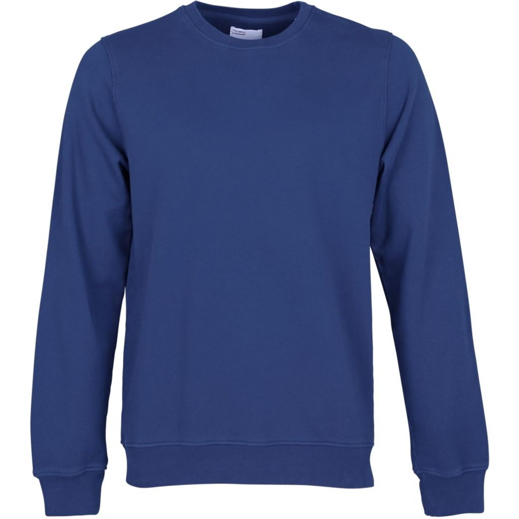 Sweatshirt ronde hals Colorful Standard Classic Organic royal blue