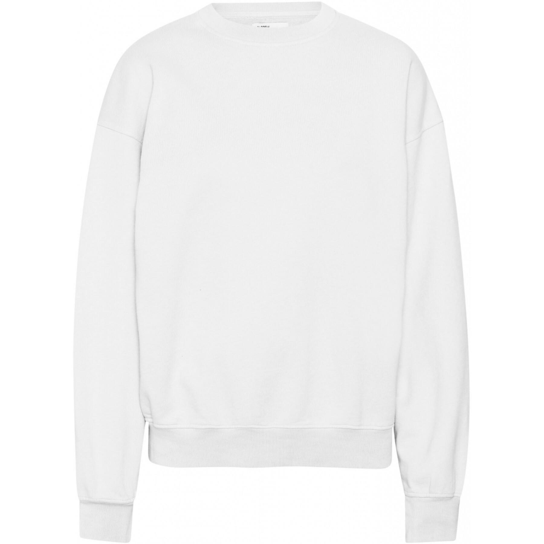 Sweatshirt ronde hals Colorful Standard Organic oversized optical white