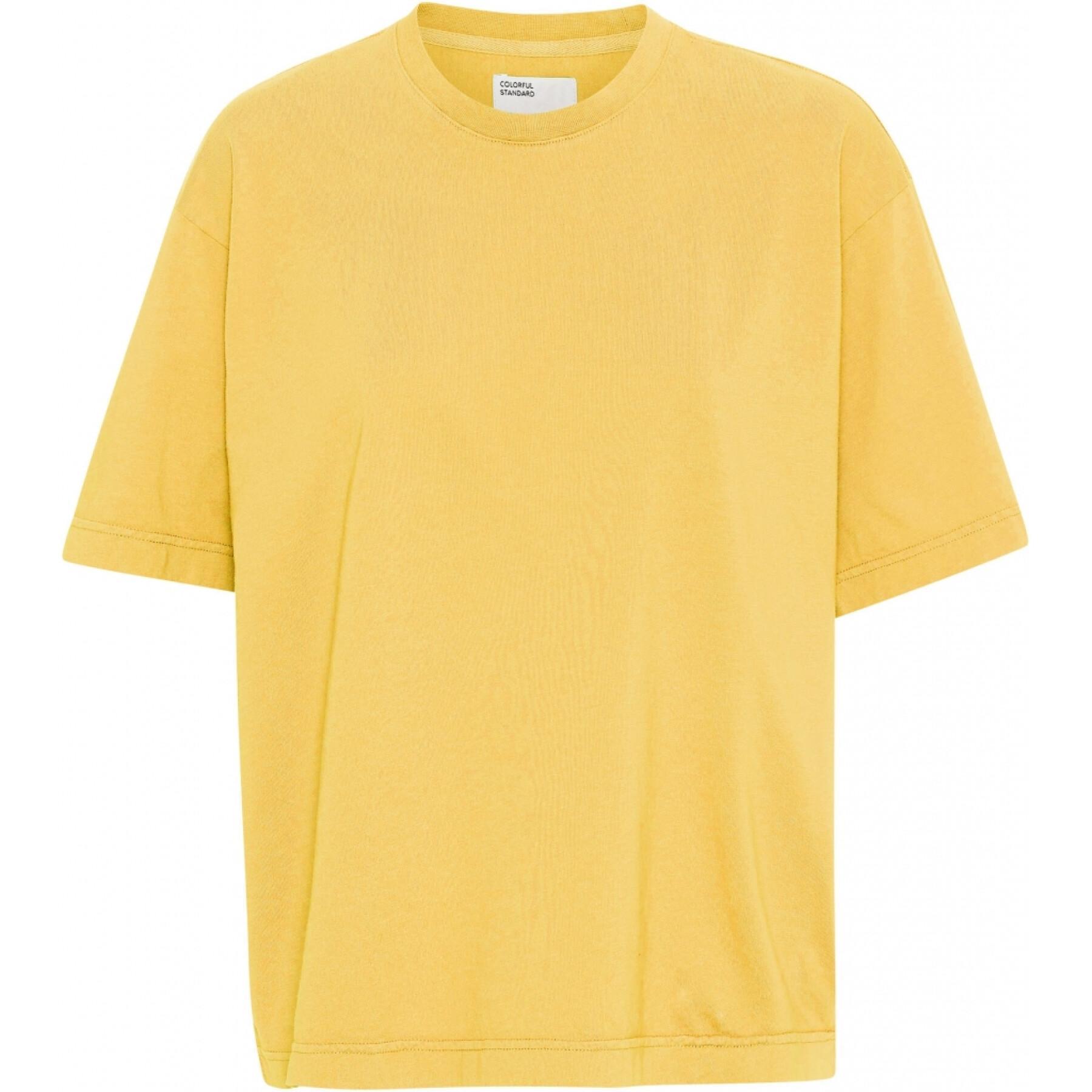 Dames-T-shirt Colorful Standard Organic oversized lemon yellow