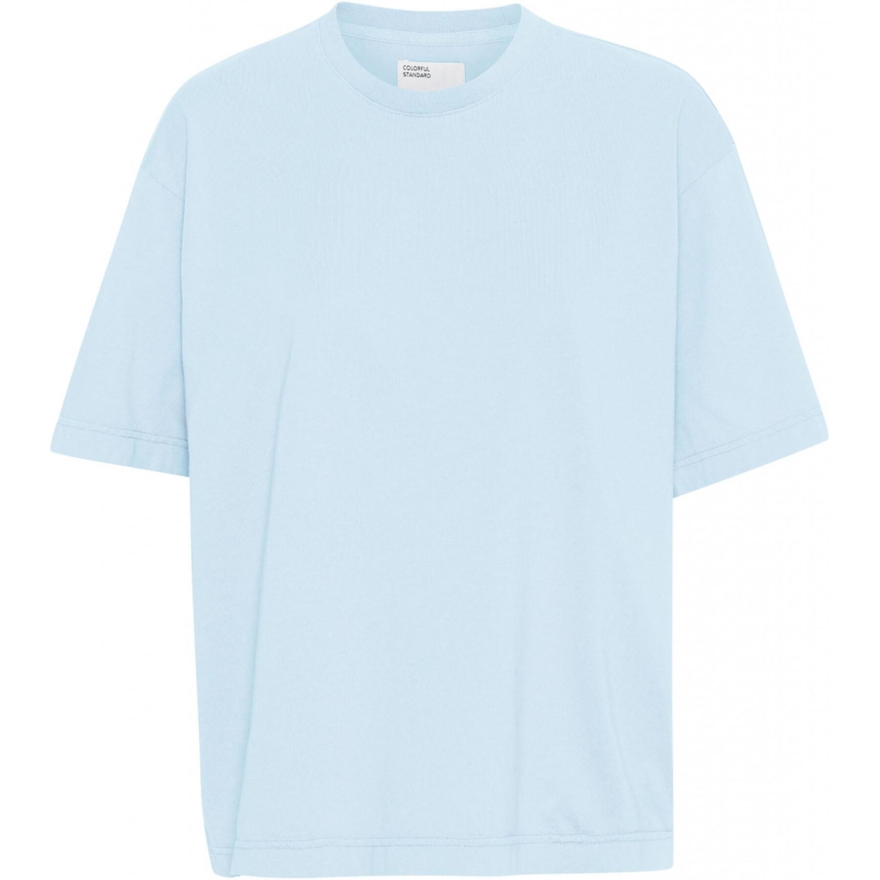 Dames-T-shirt Colorful Standard Organic oversized polar blue