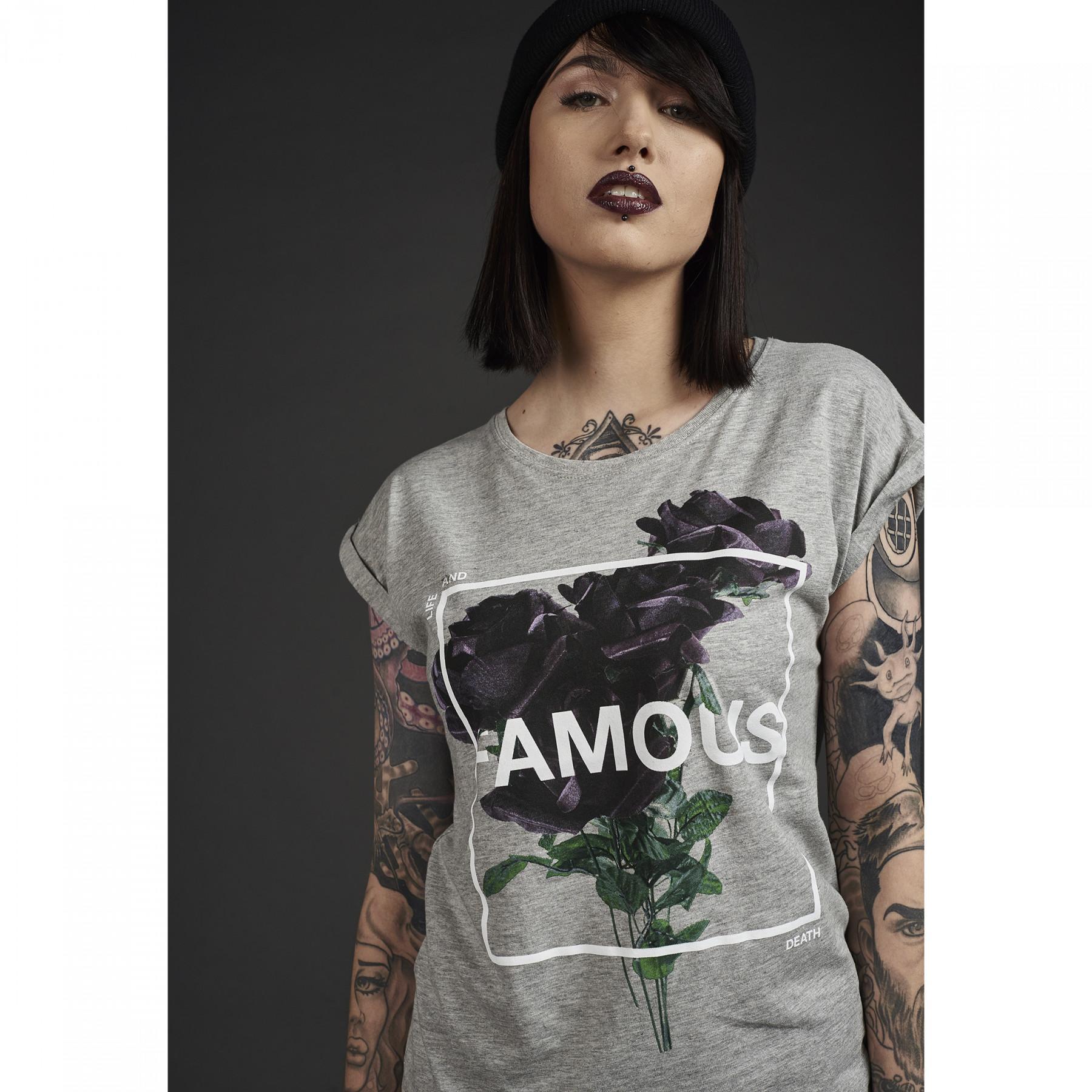 Dames-T-shirt Famous Life and death