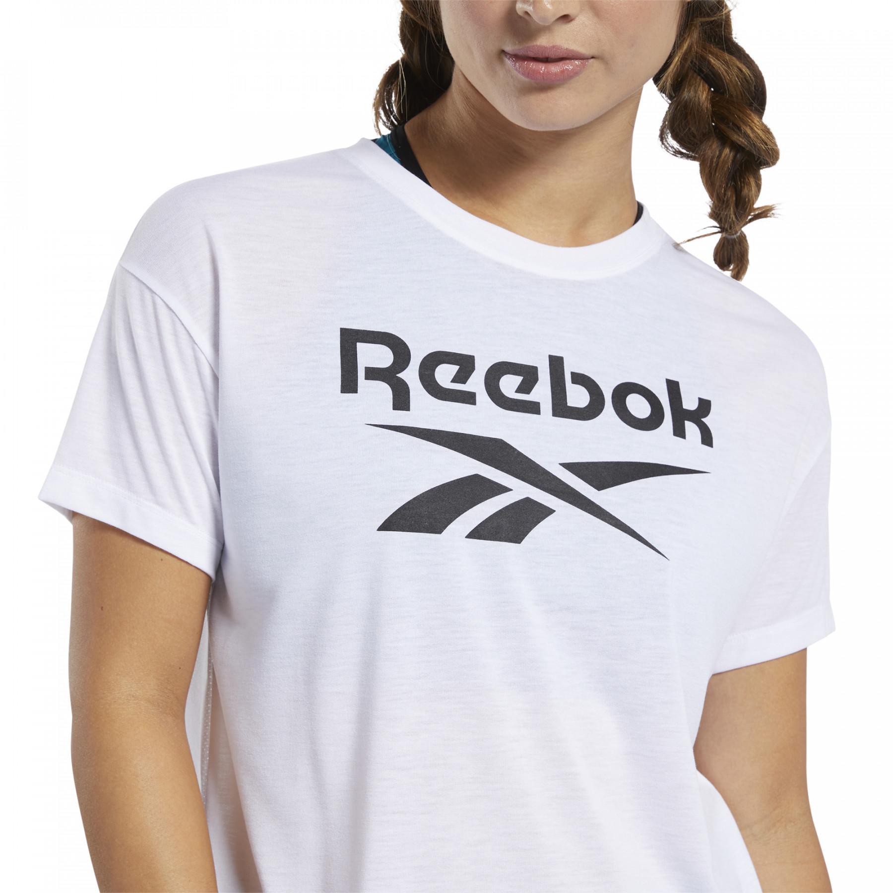 Dames-T-shirt Reebok Workout Ready Supremium Logo