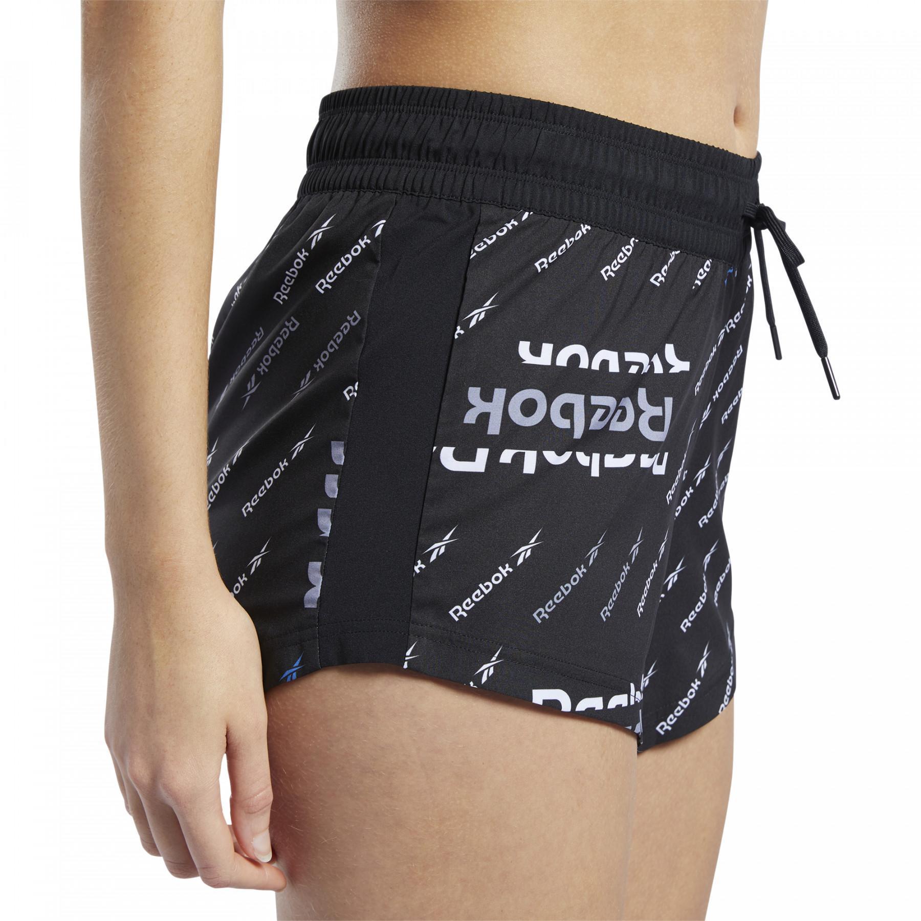 Dames shorts Reebok Workout Ready Printed
