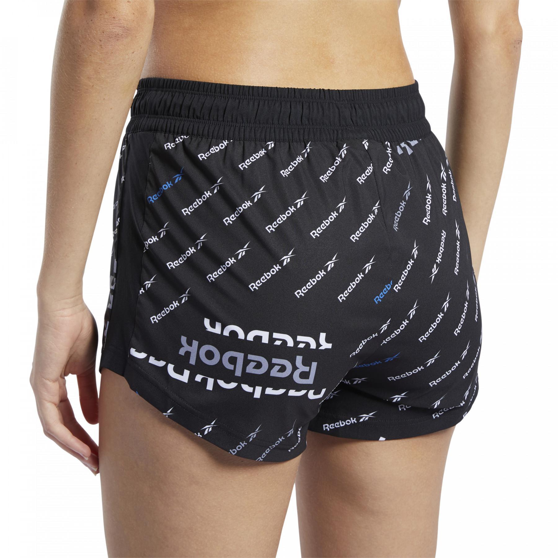 Dames shorts Reebok Workout Ready Printed