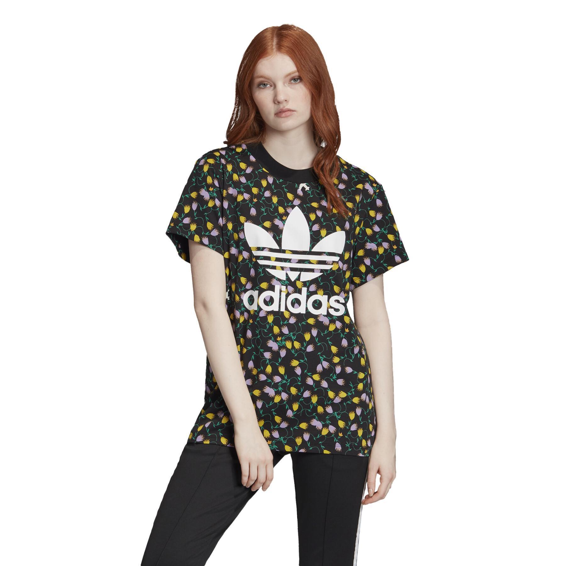 Dames-T-shirt adidas Originals Allover Print
