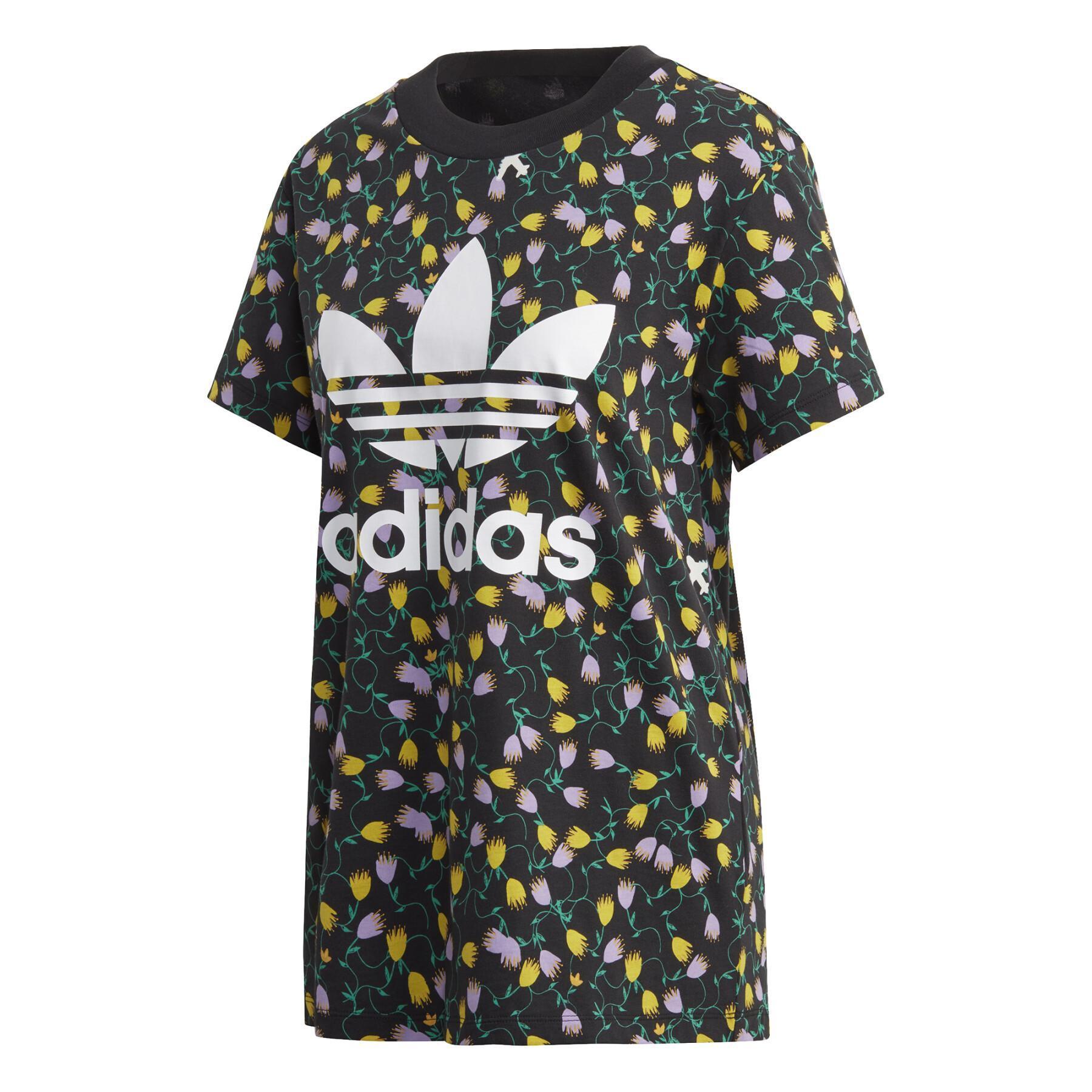 Dames-T-shirt adidas Originals Allover Print