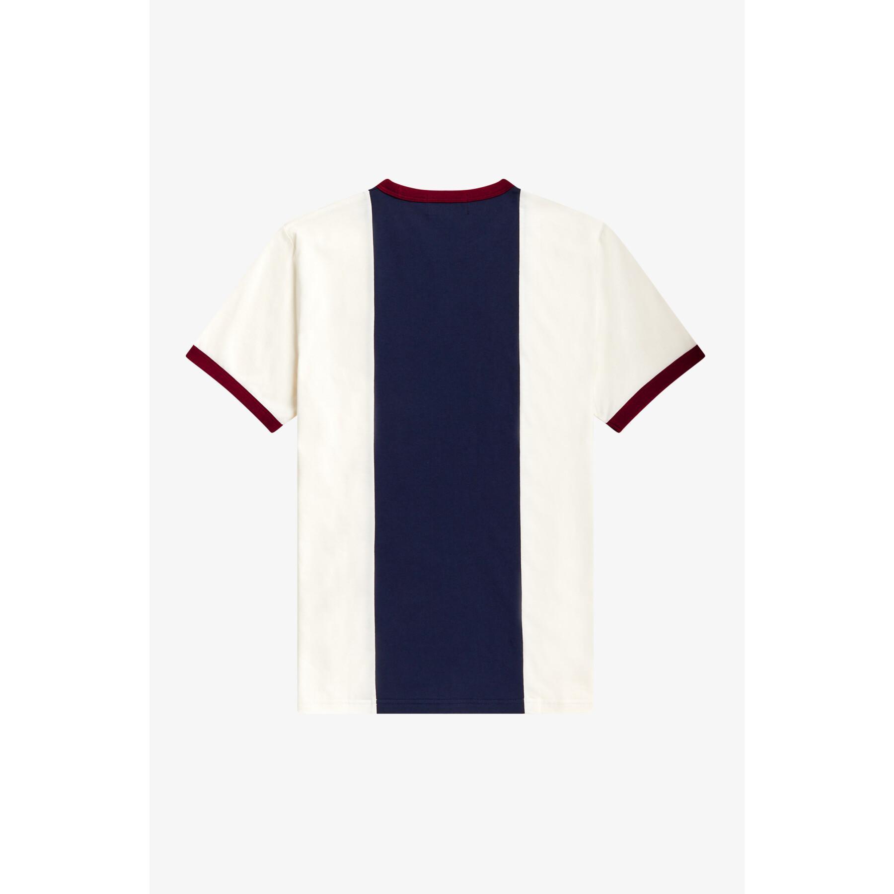 T-shirt met centrale strepen Fred Perry