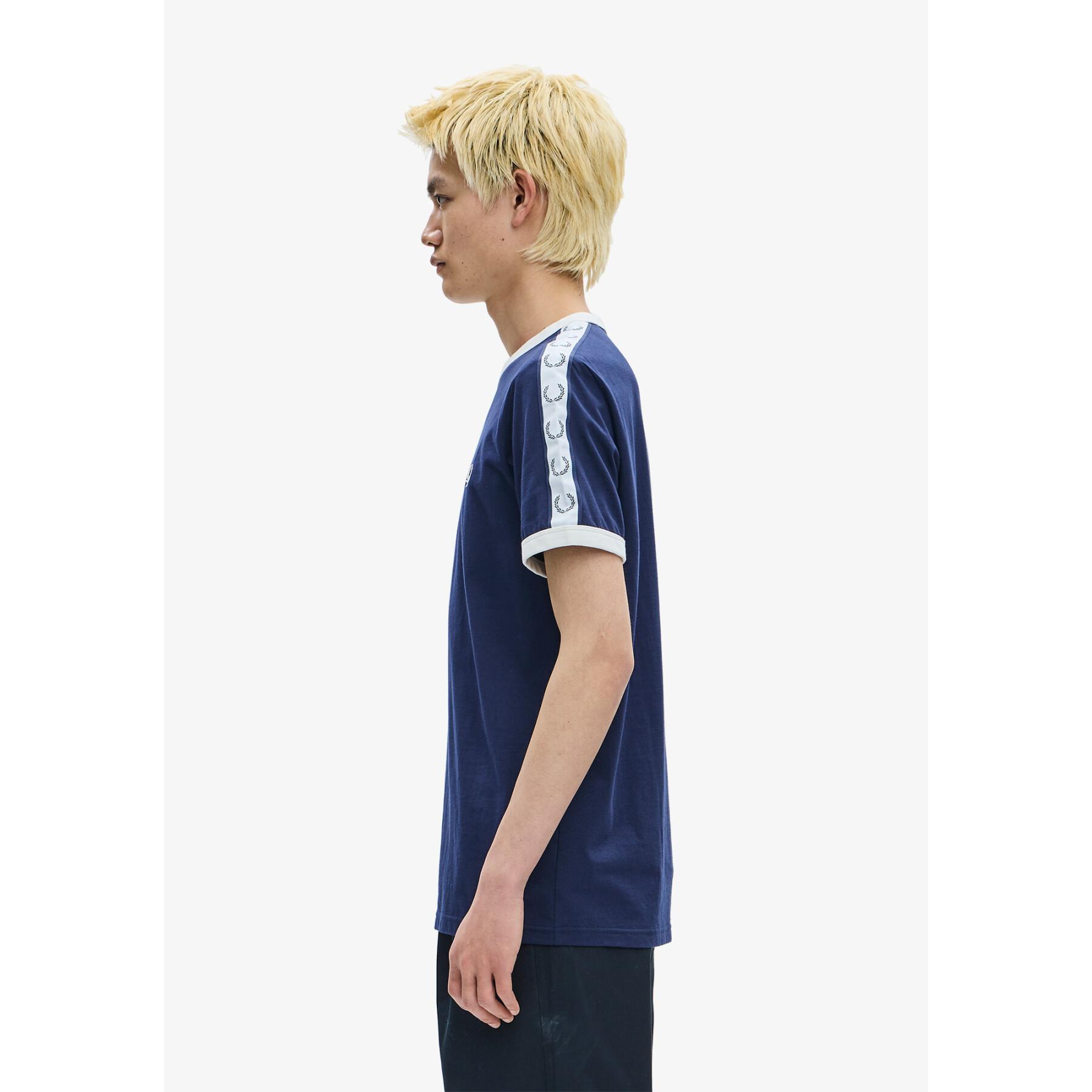 T-shirt met contrasterende rand en band Fred Perry