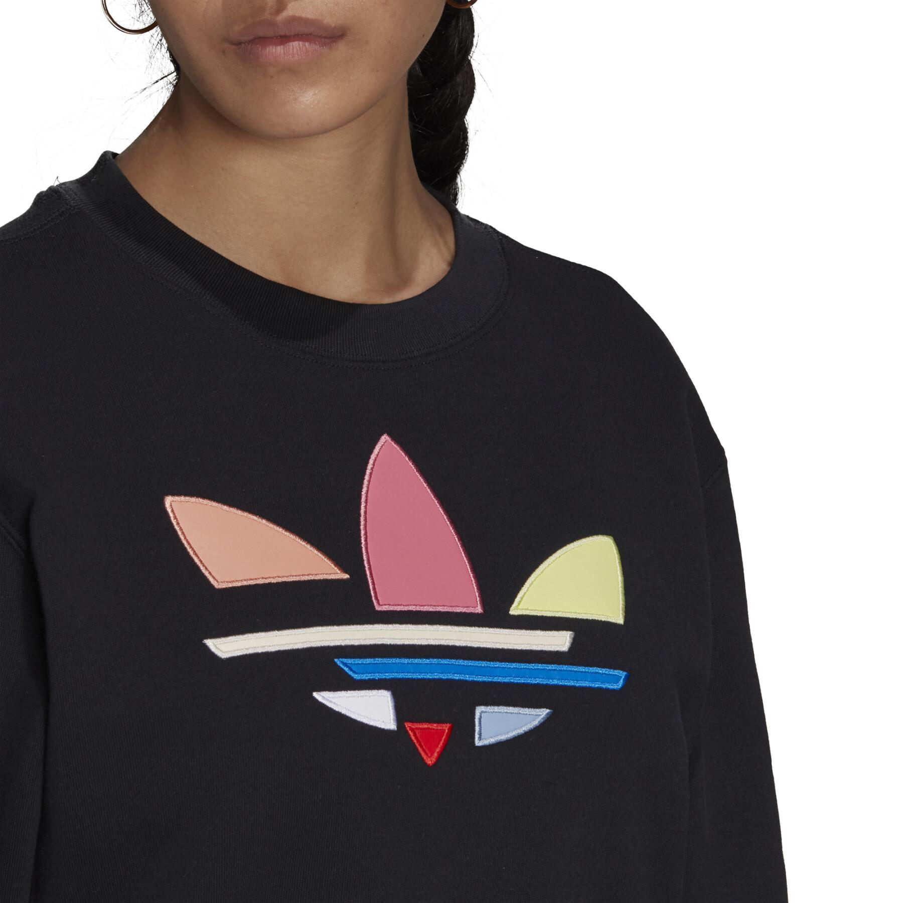 Sweatshirt vrouw adidas Originals Adicolor Trefoil