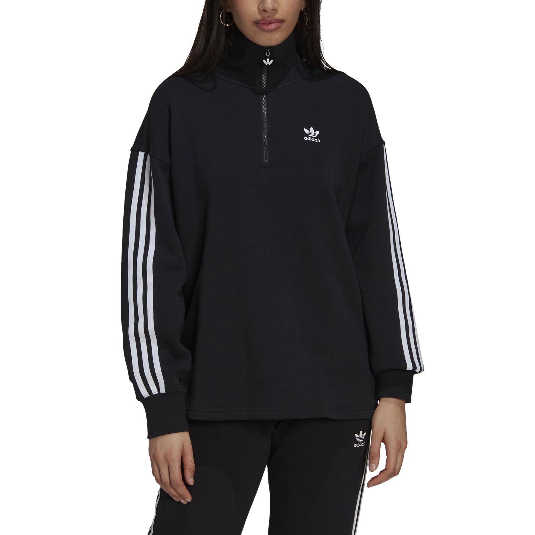 Sweatshirt vrouw adidas Originals Adicolor Half-Zip