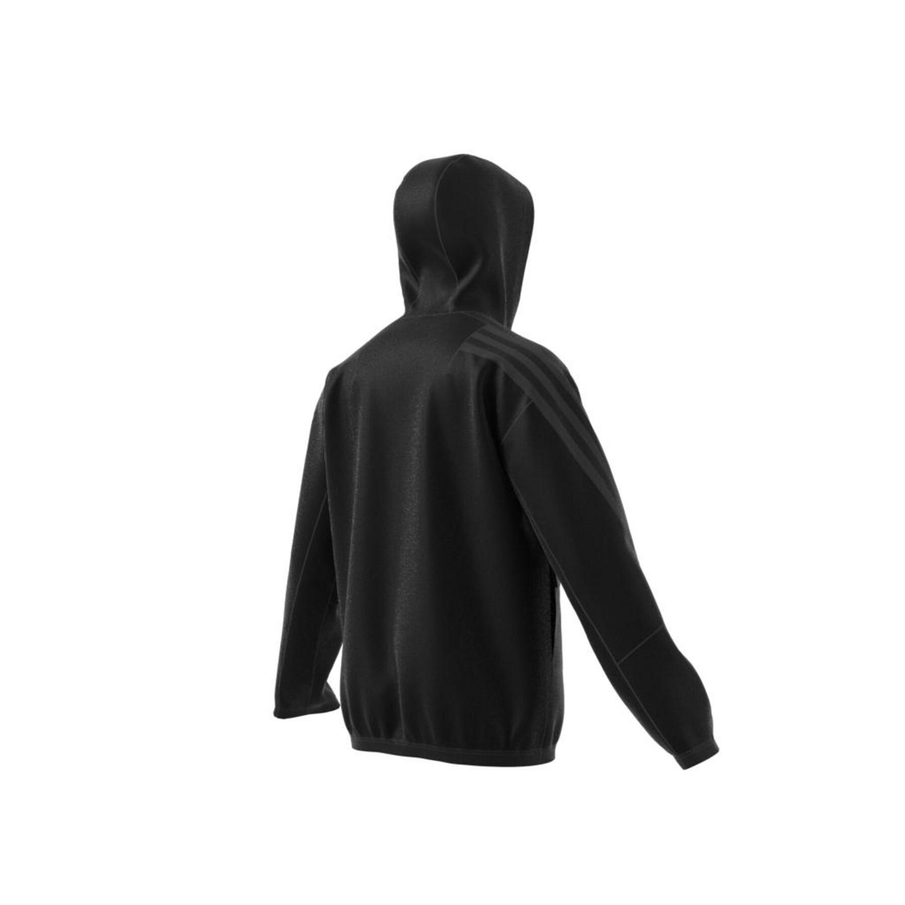 Hooded sweatshirt adidas Sportswear Future Icons Corduroy Full-Zip