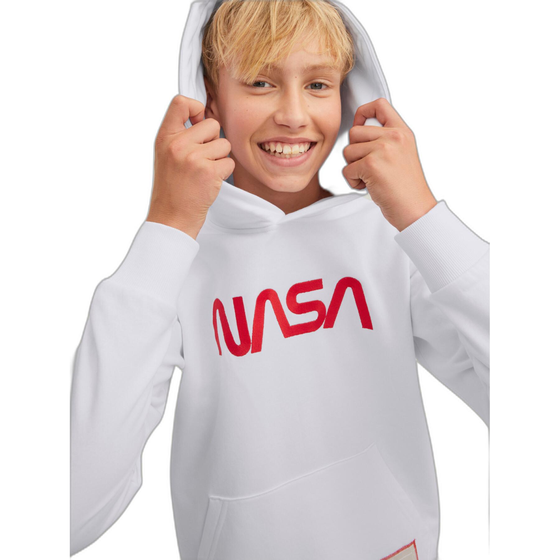 Sweater met capuchon voor kinderen Jack & Jones Nasa Logo