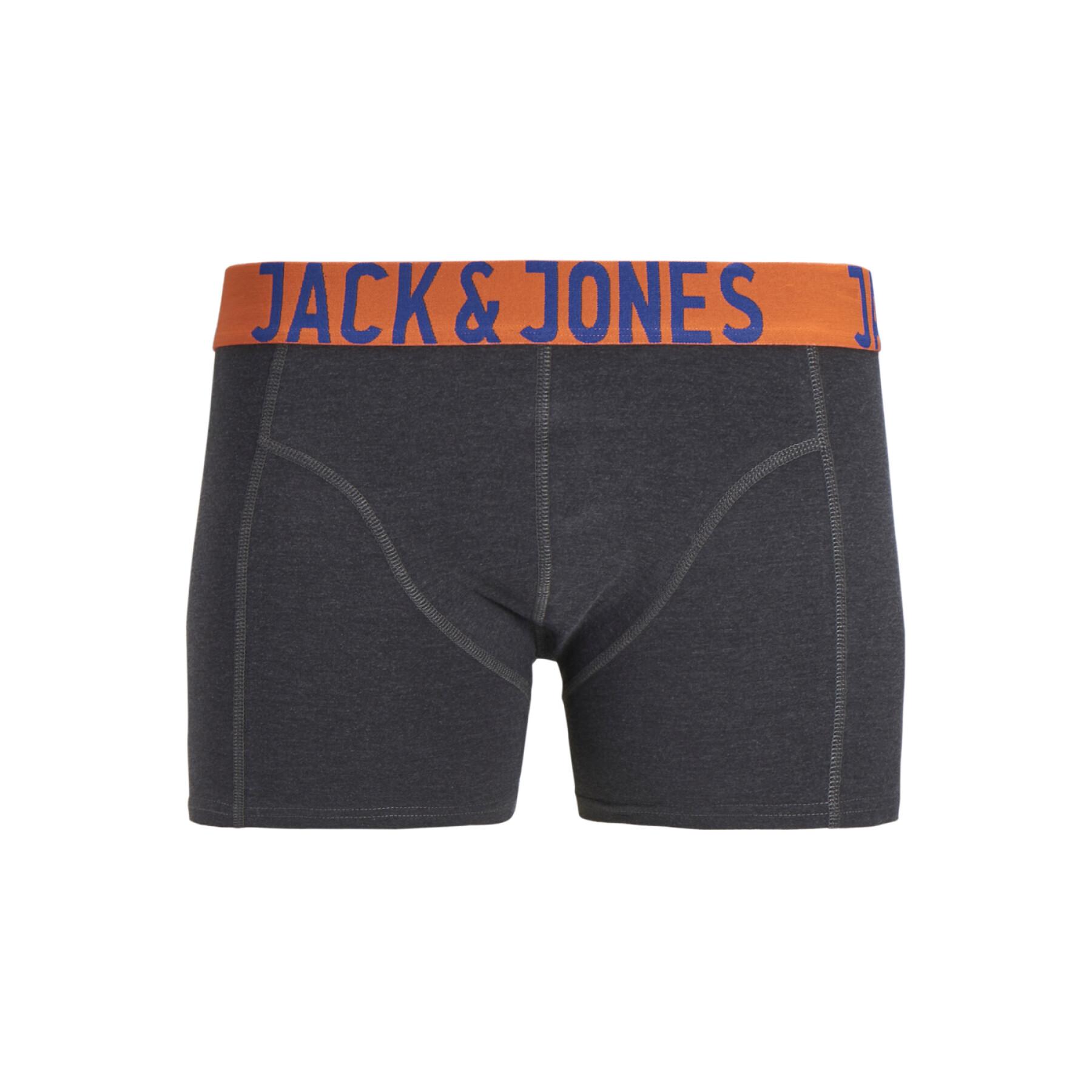 Set van 3 boxers voor kinderen Jack & Jones Crazy Solid