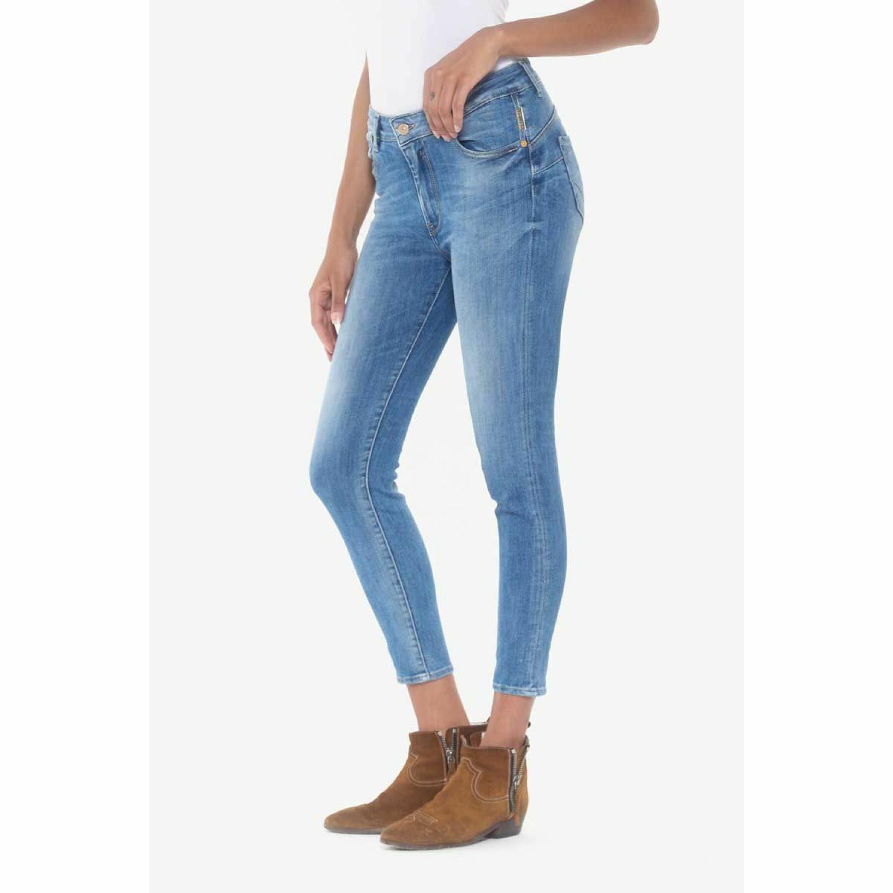 Slim jeans voor dames Le Temps des cerises fawn pulp 7/8 N°4