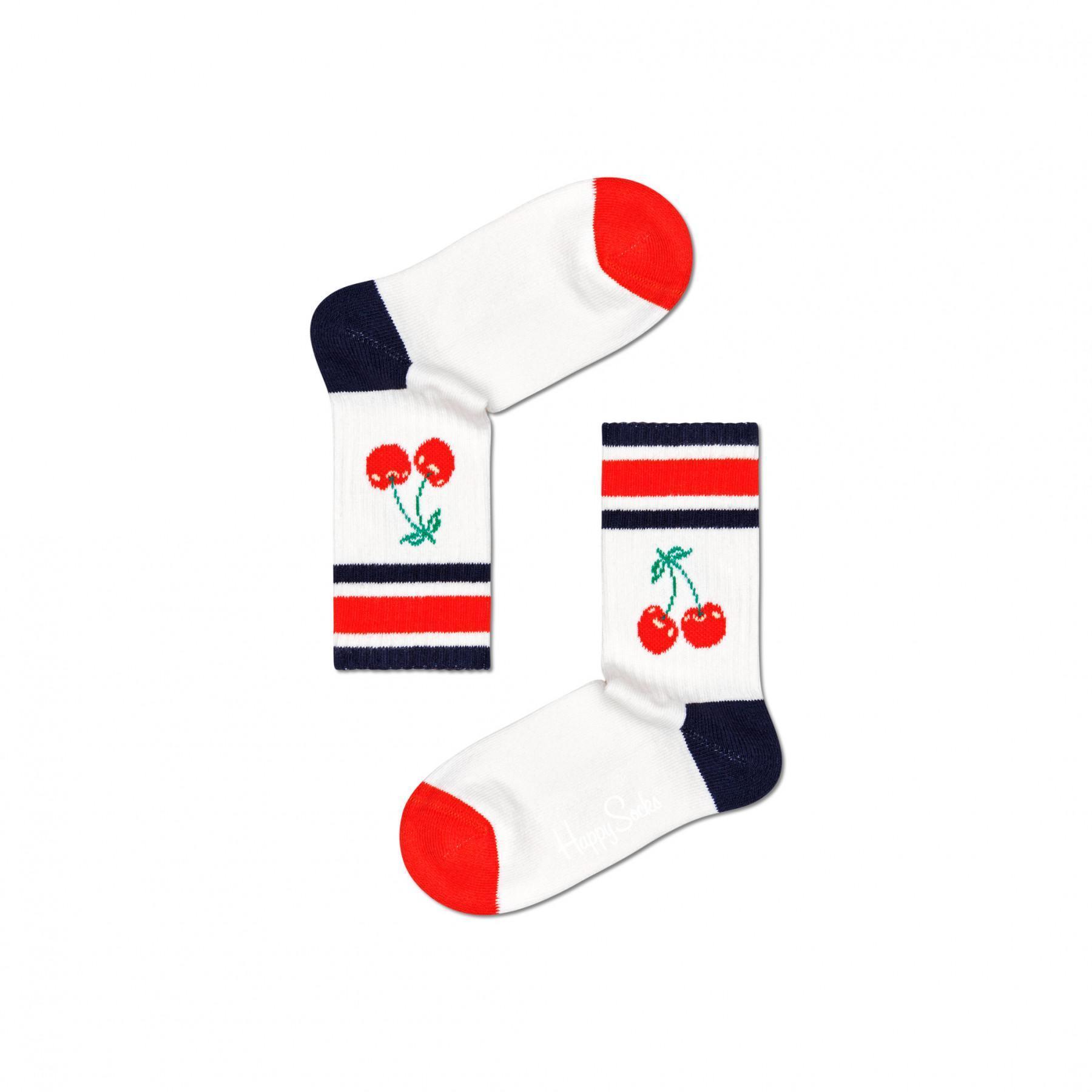 Kindersokken Happy Socks Cherry Rib