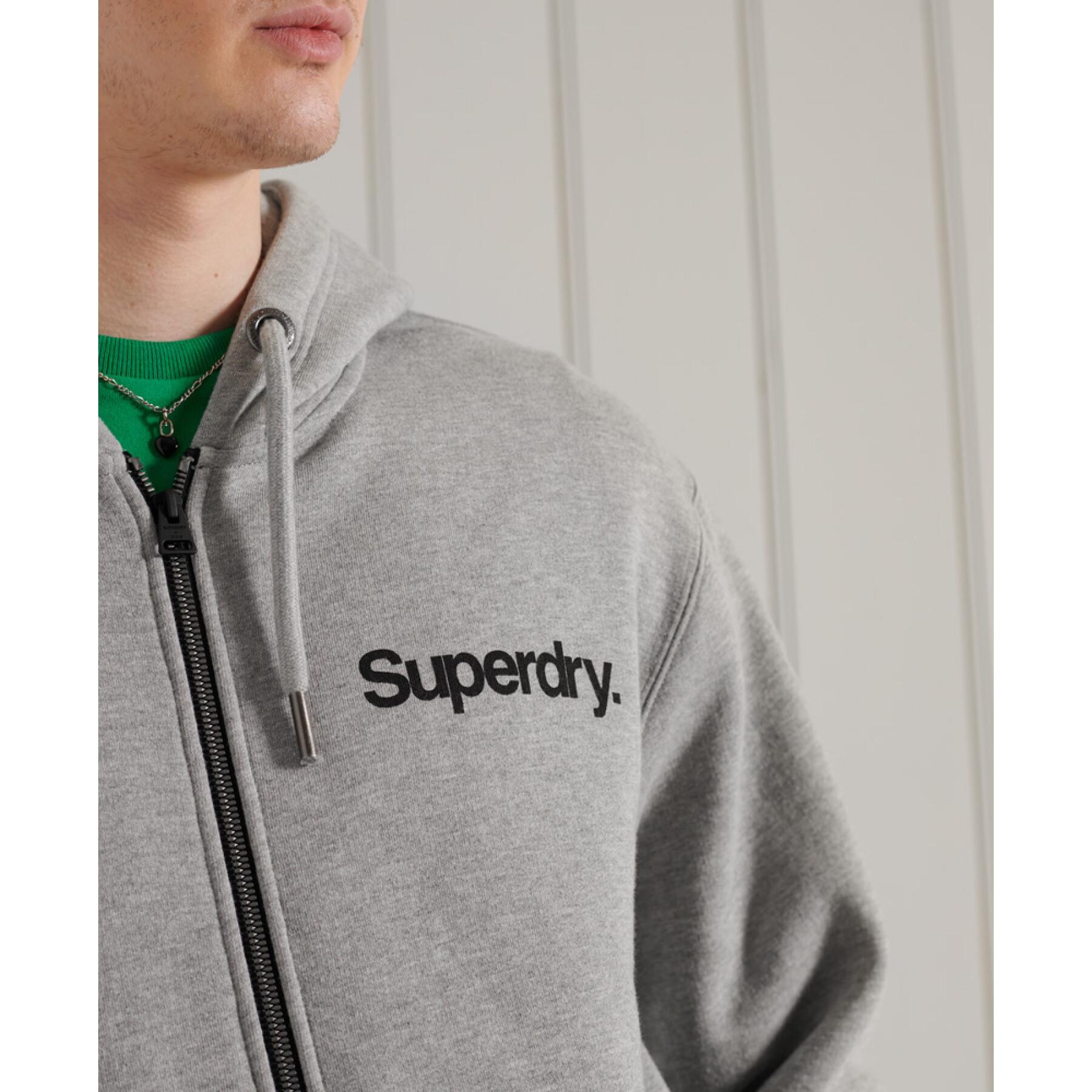 Zip-up hoodie met patroon Superdry Military