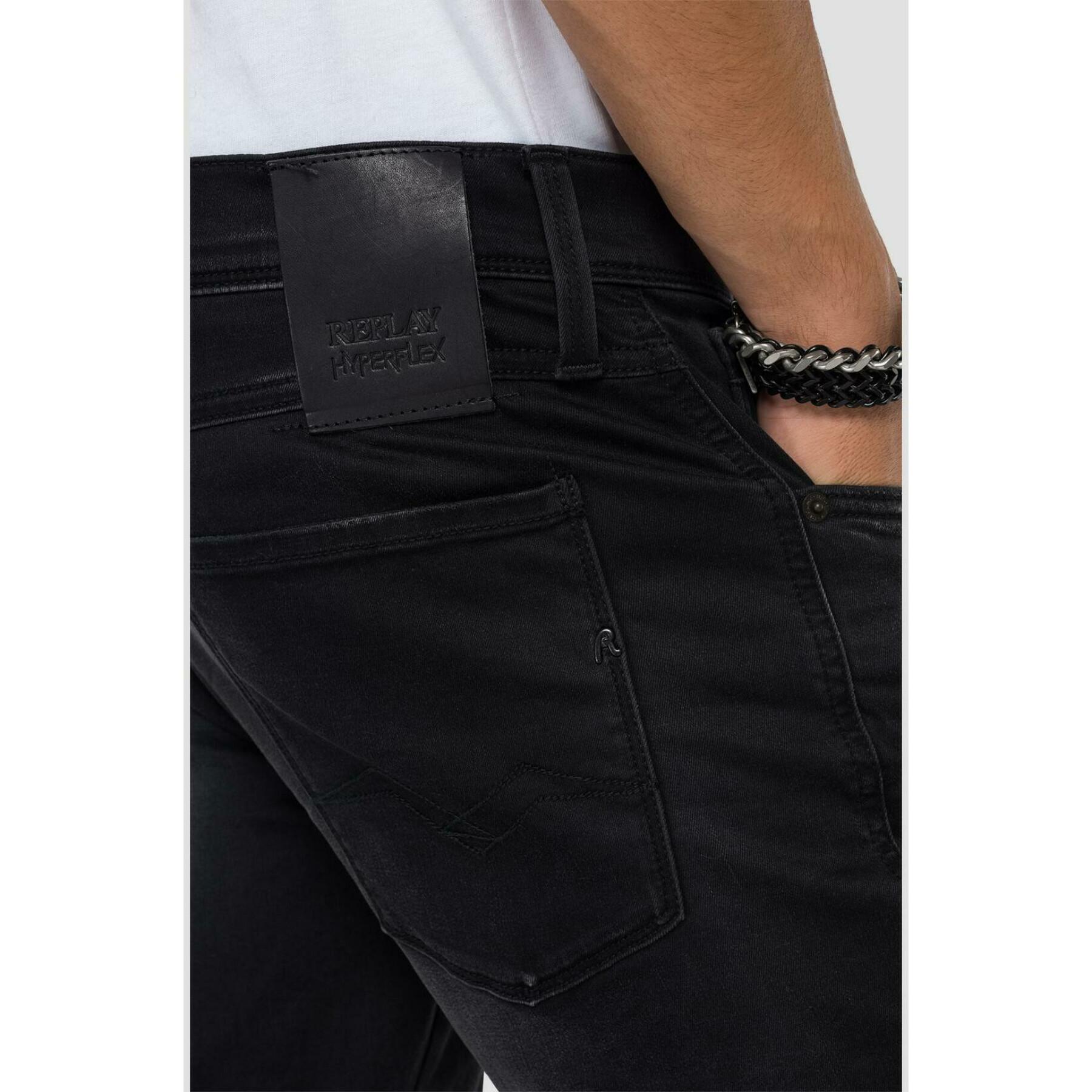Slim fit jeans Replay anbass hyperflex x.l.i.t.e. re-used