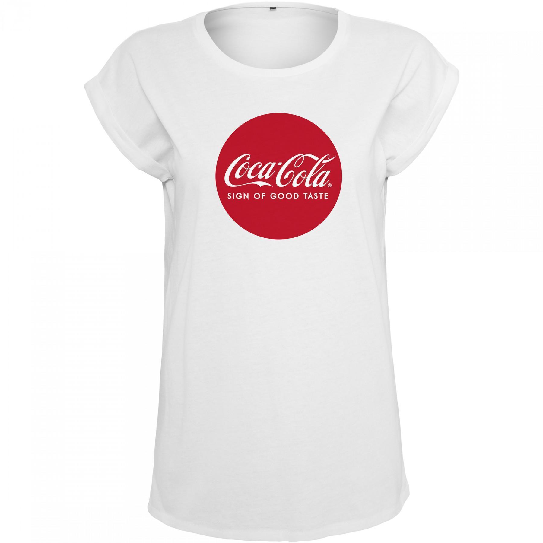 Vrouwelijk T-shirt Urban Klassiek coca-cola rond logo