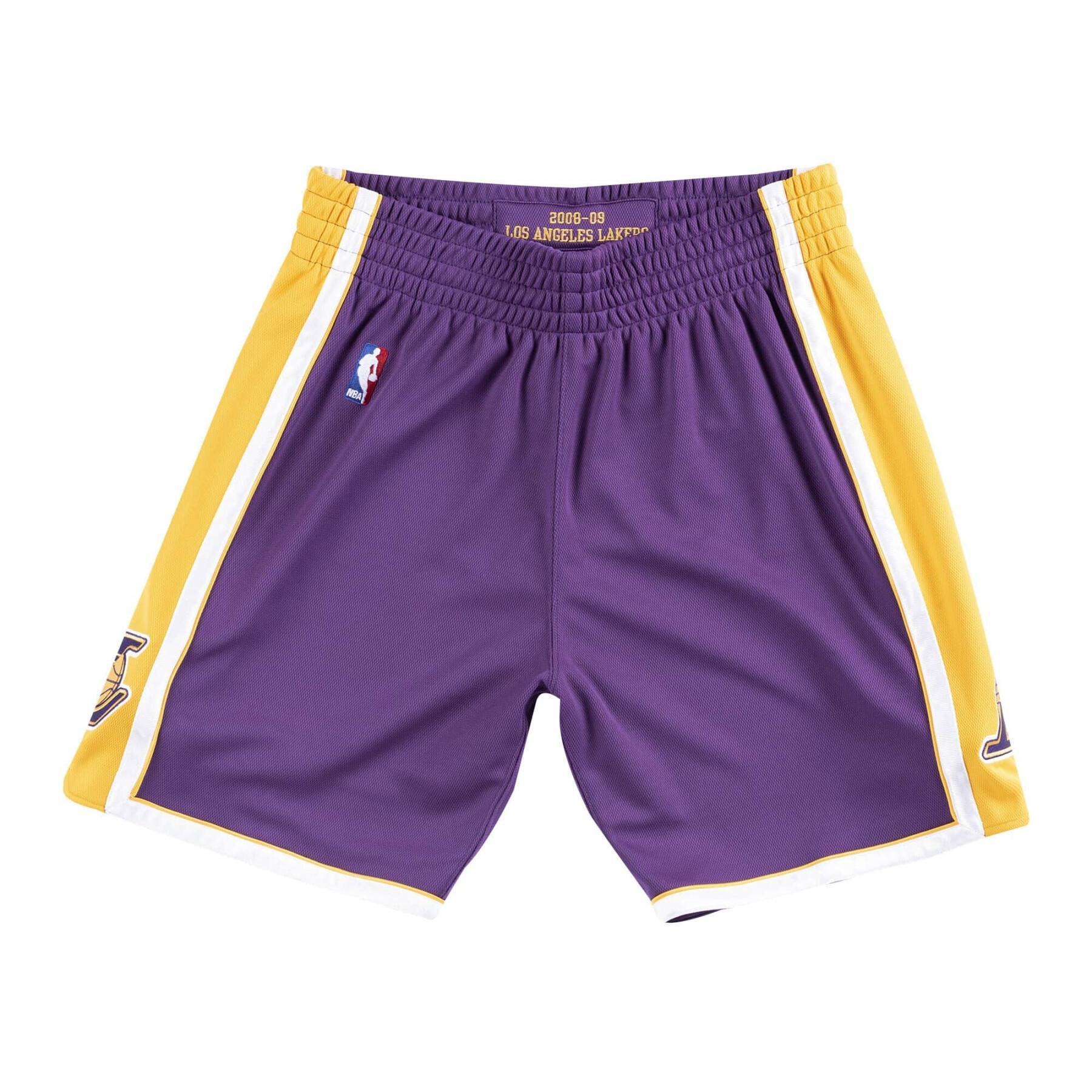 Shorts Los Angeles Lakers NBA Road 08-09