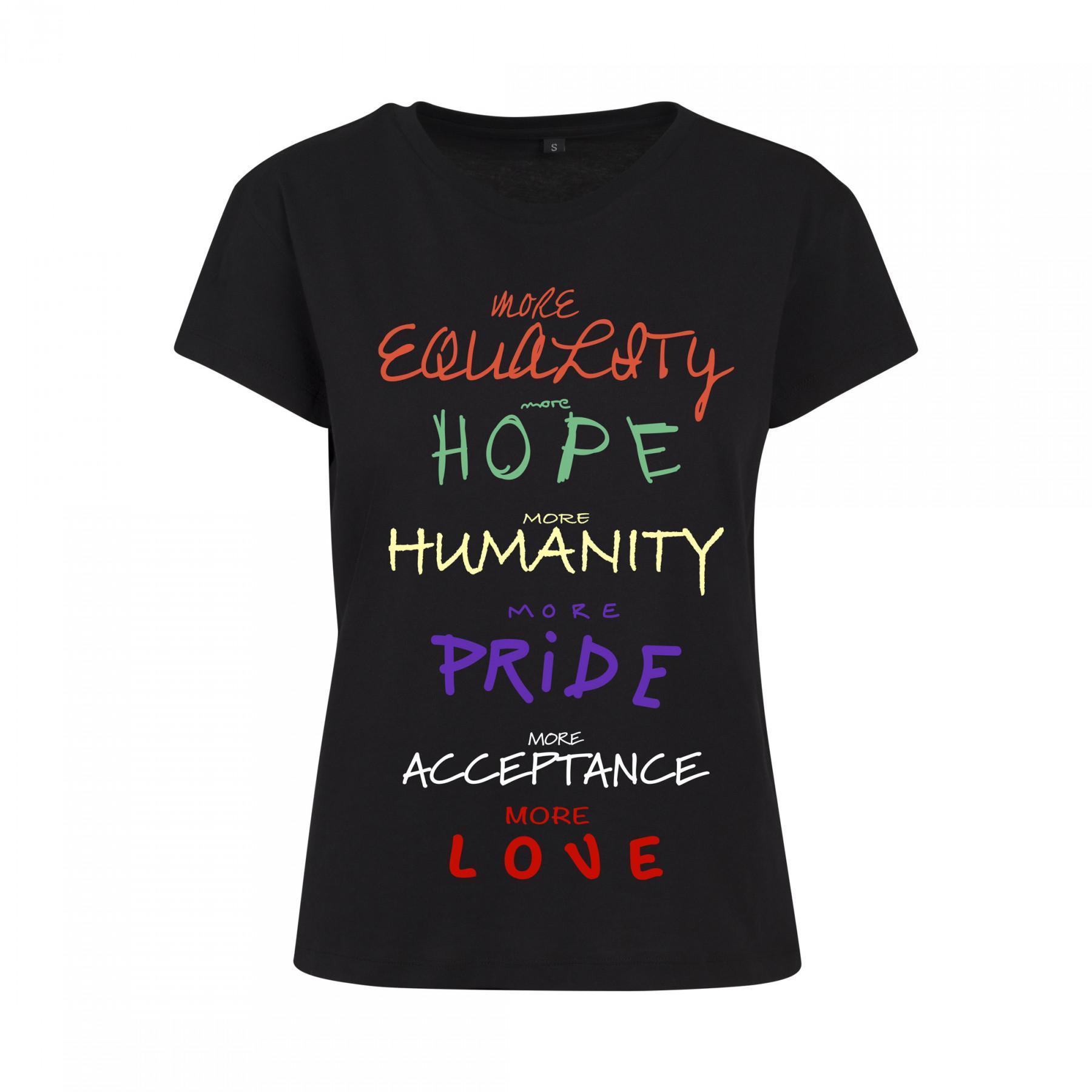 Dames-T-shirt Mister Tee femme more equality