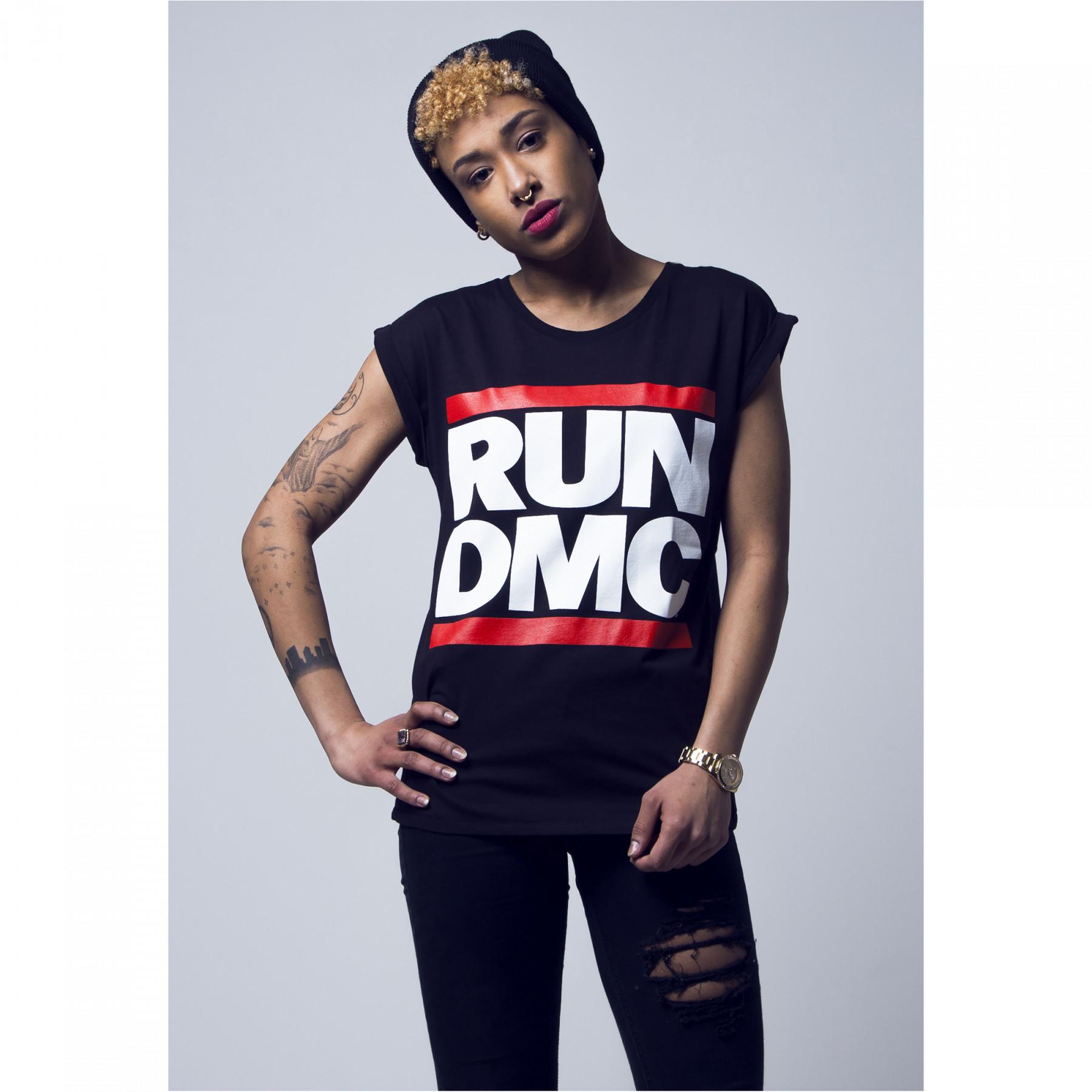 Dames-T-shirt Mister Tee run dmc logo