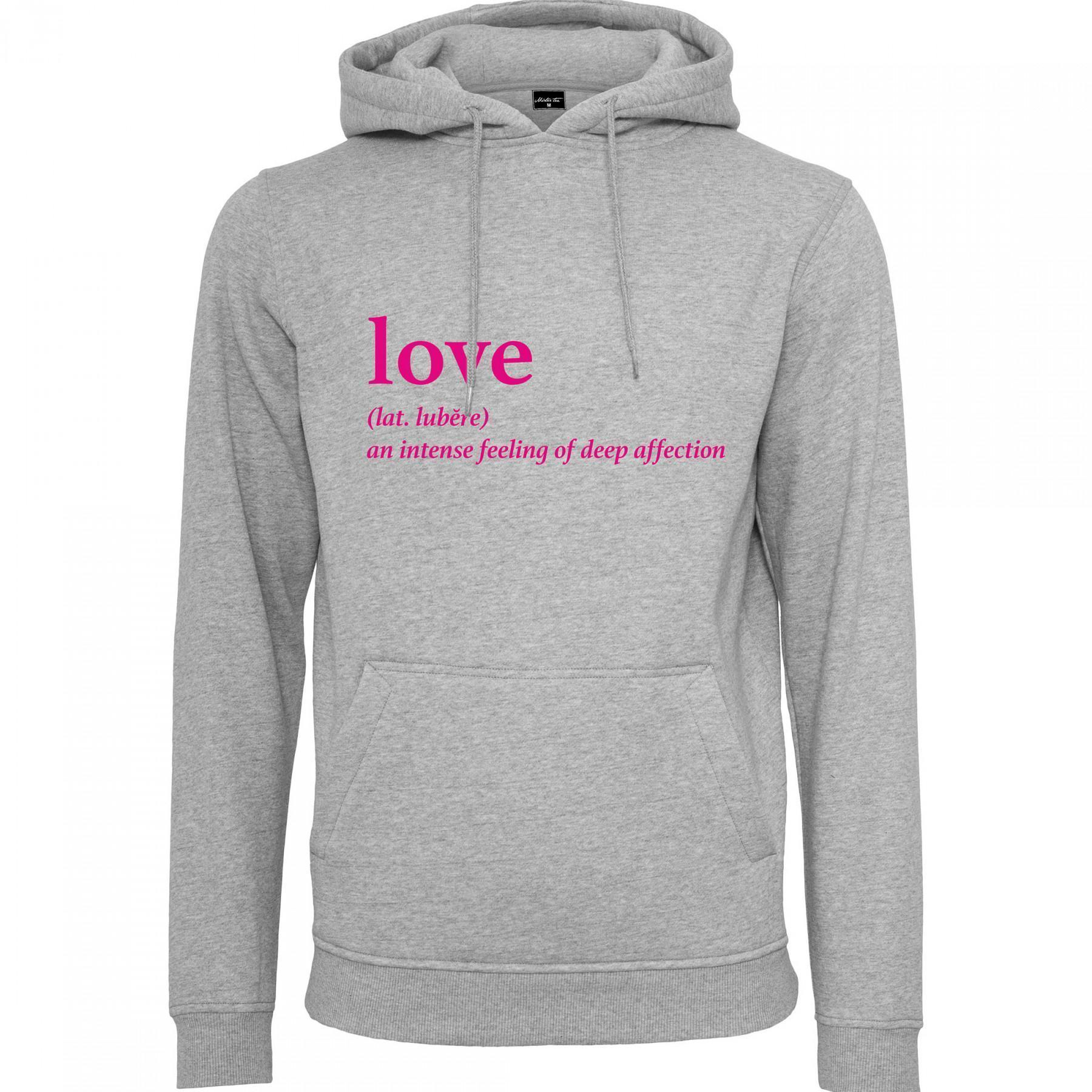 Dames sweatshirt Mister Tee love definition
