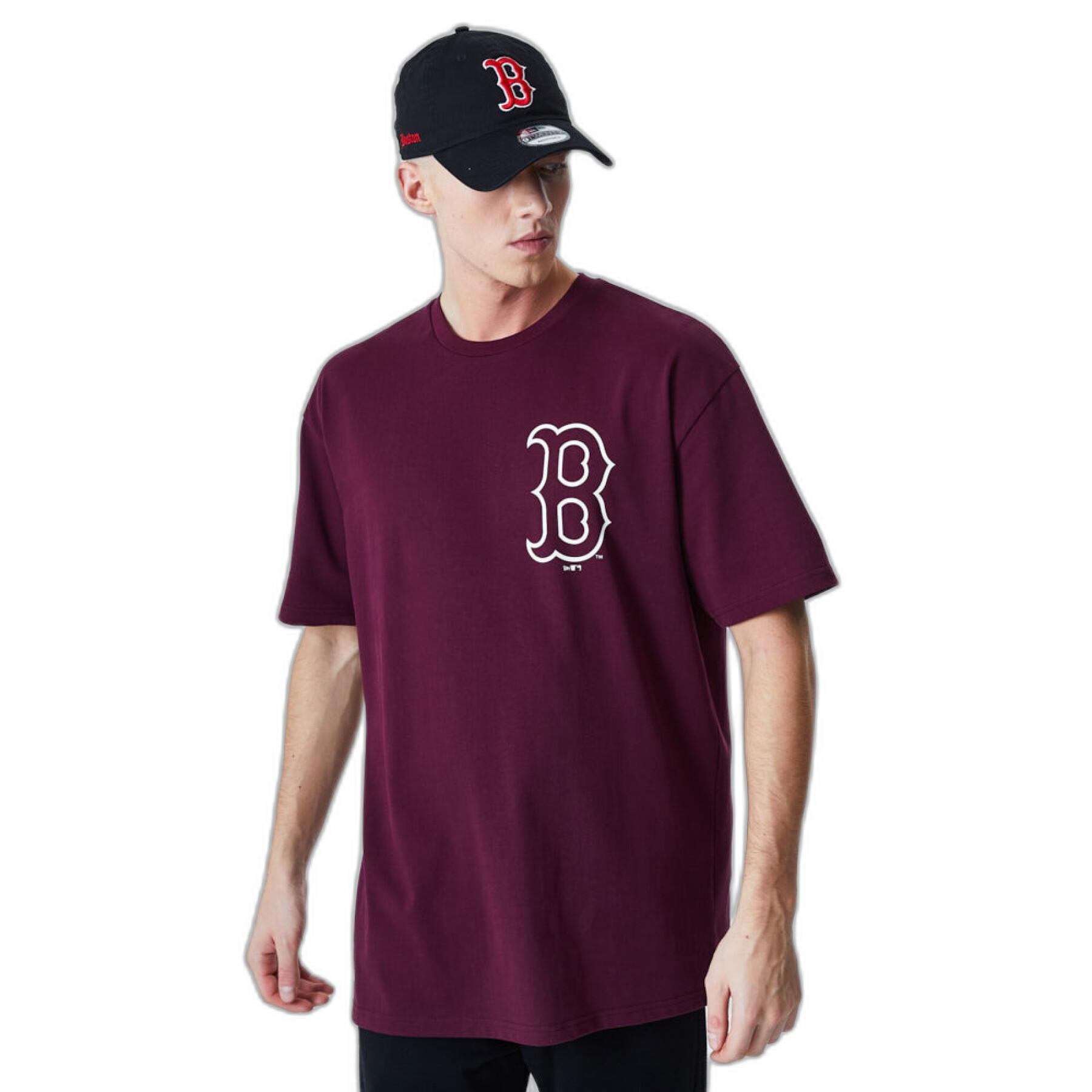 T-shirt ov ersize New Era d MLB Logo Boston Red Sox