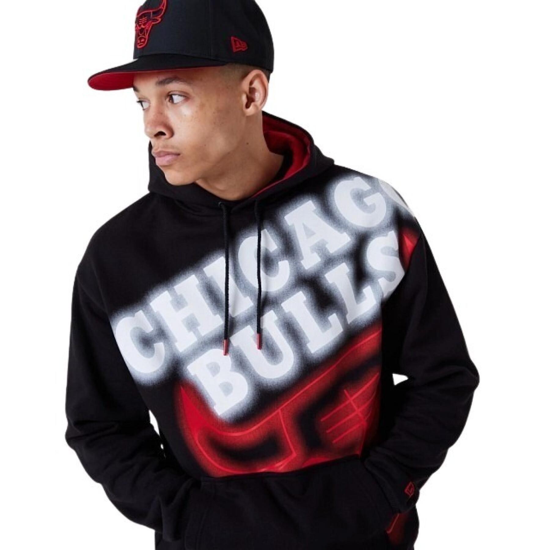 Sweatshirt Chicago Bulls Enlrgd Neon
