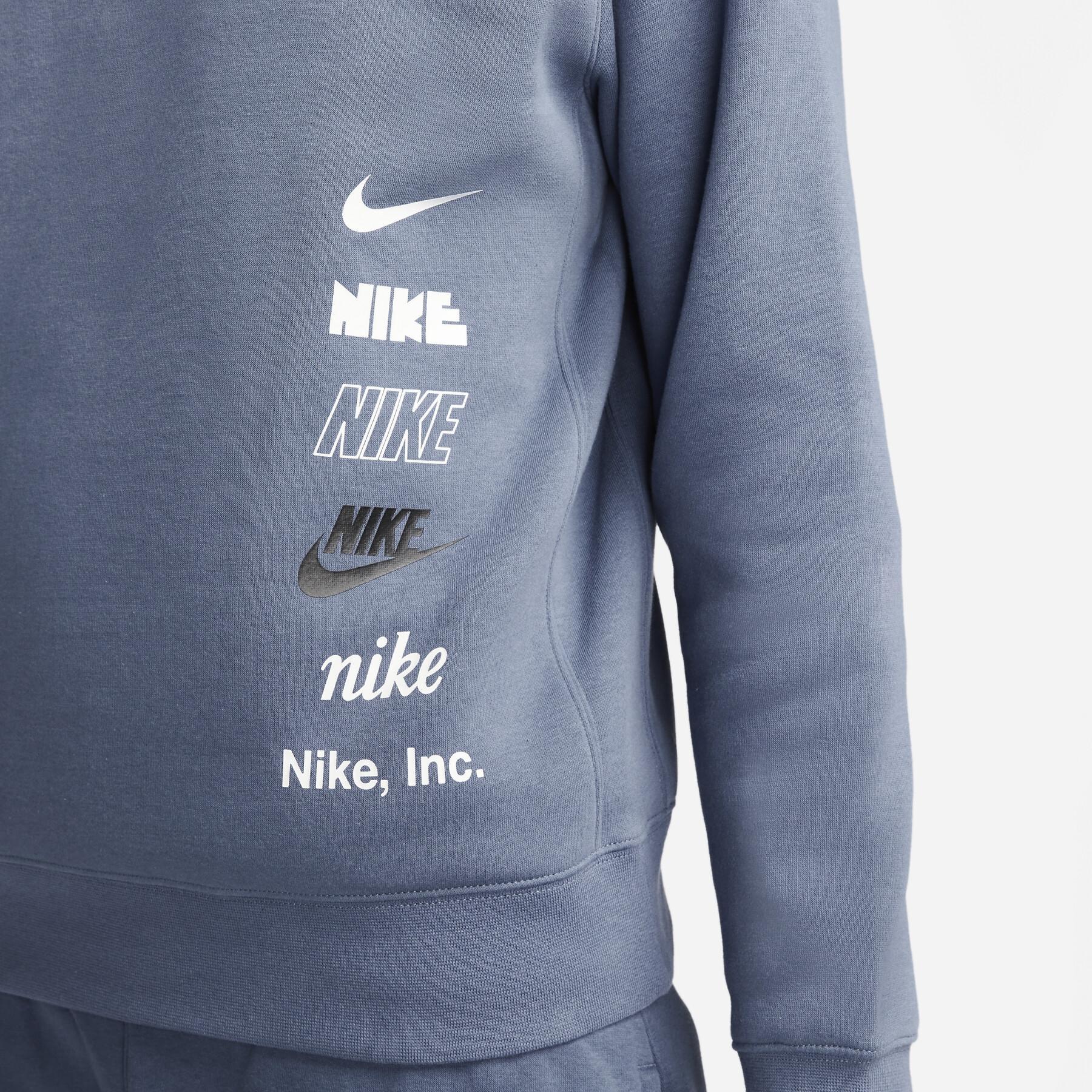 Sweatshirt ronde hals Nike Club + BB Mlogo